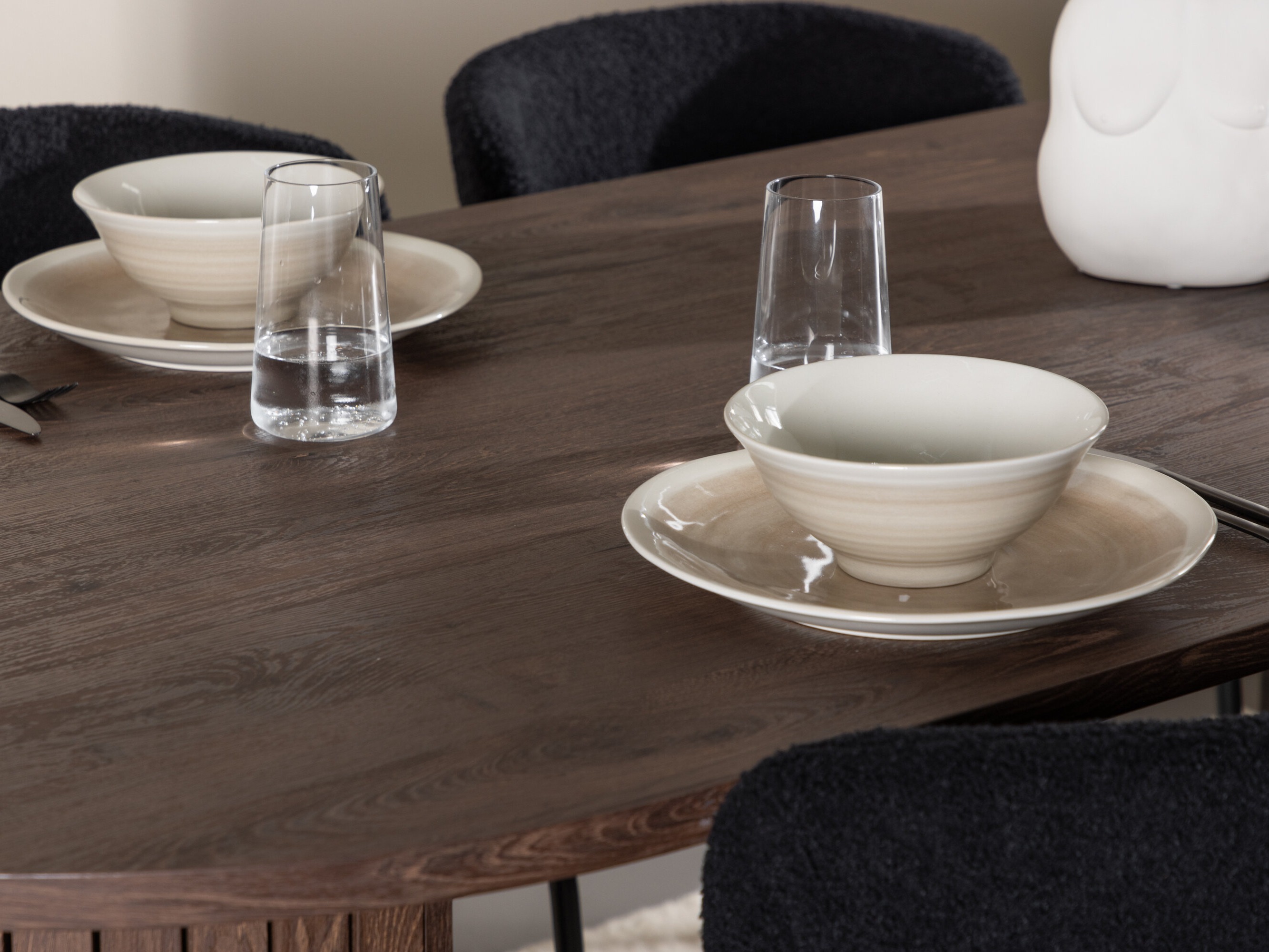 Étkezőgarnitúra Dallas 5036 (Fekete)