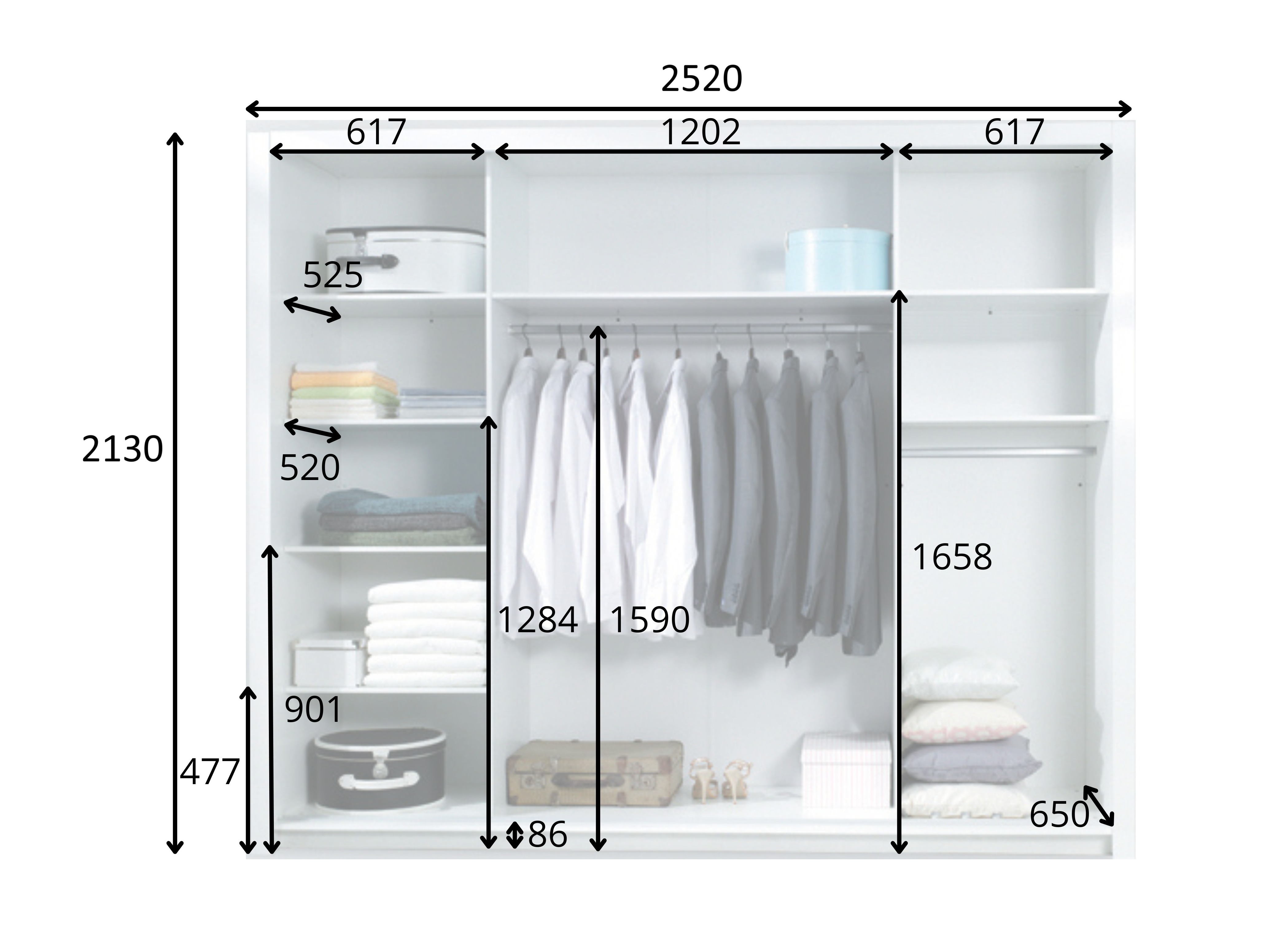 Gardróbszekrény Elbruvu 102