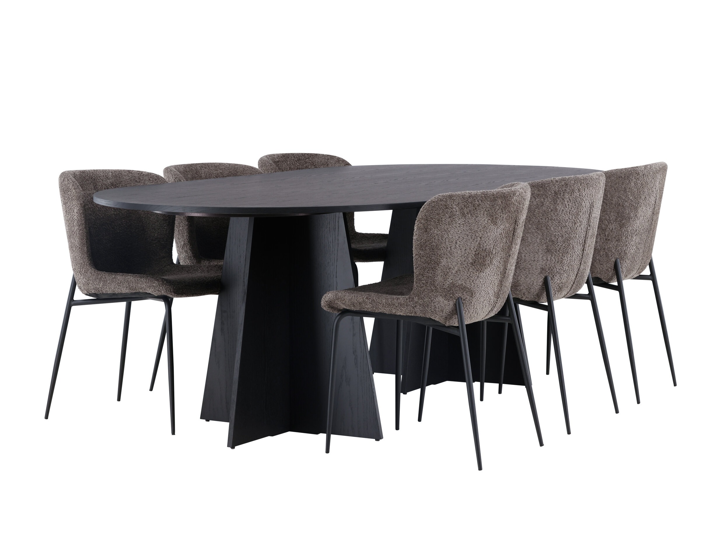 Étkezőgarnitúra Dallas 5052 (Barna)