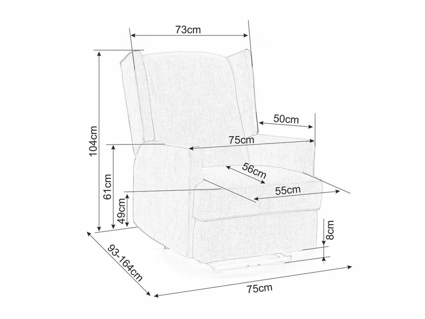 Relax fotelágy SH10752