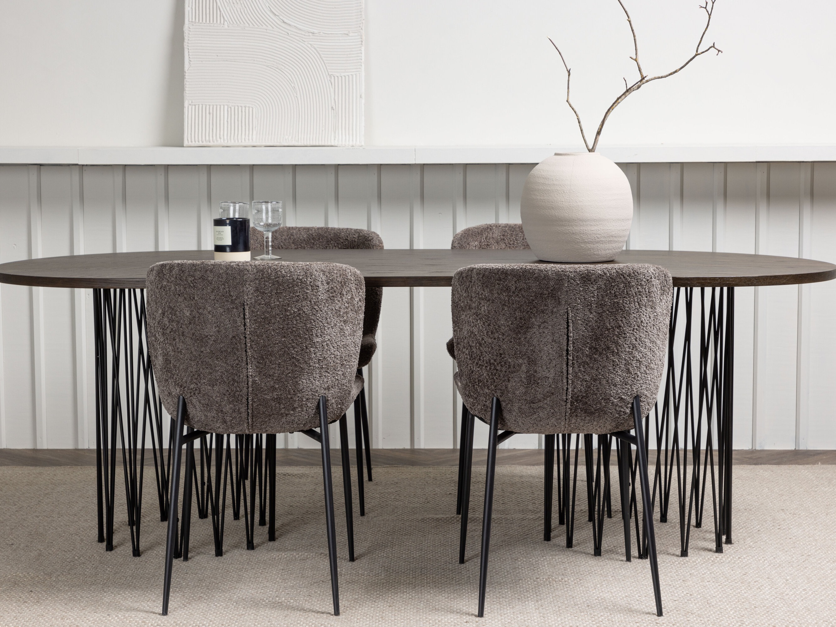 Étkezőgarnitúra Dallas 5065 (Barna)