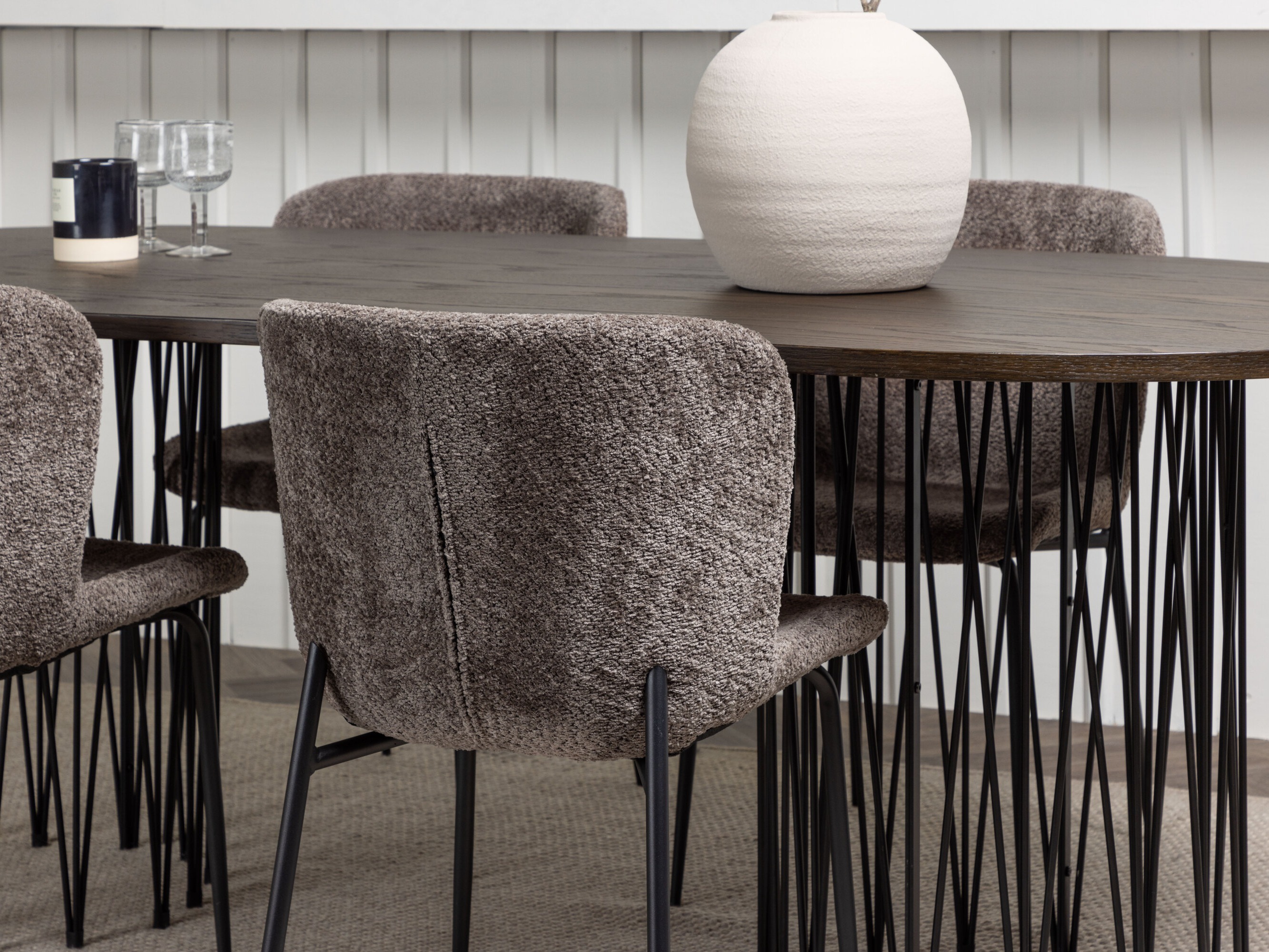 Étkezőgarnitúra Dallas 5065 (Barna)