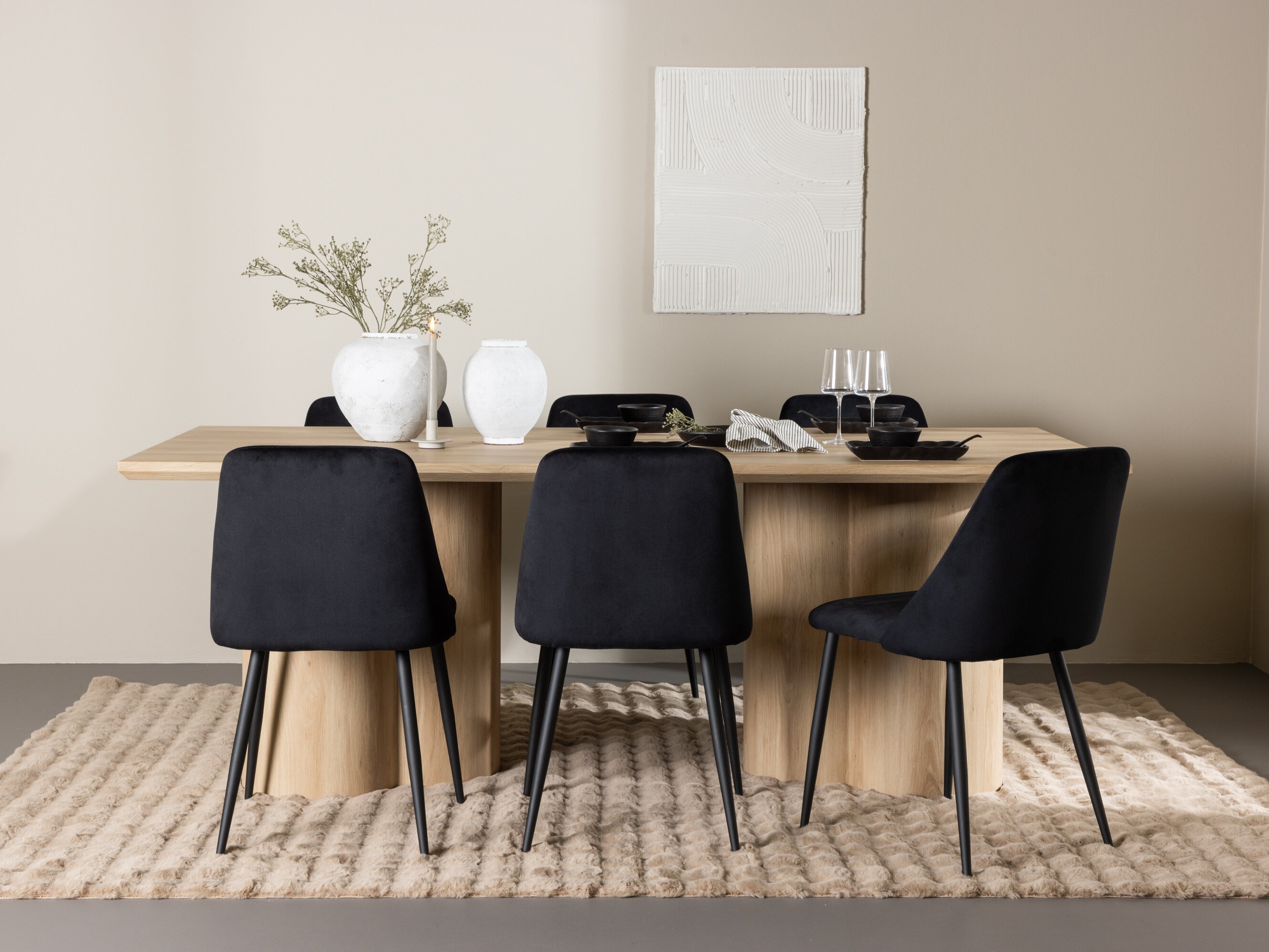 Étkezőgarnitúra Dallas 5182 (Világos fa)