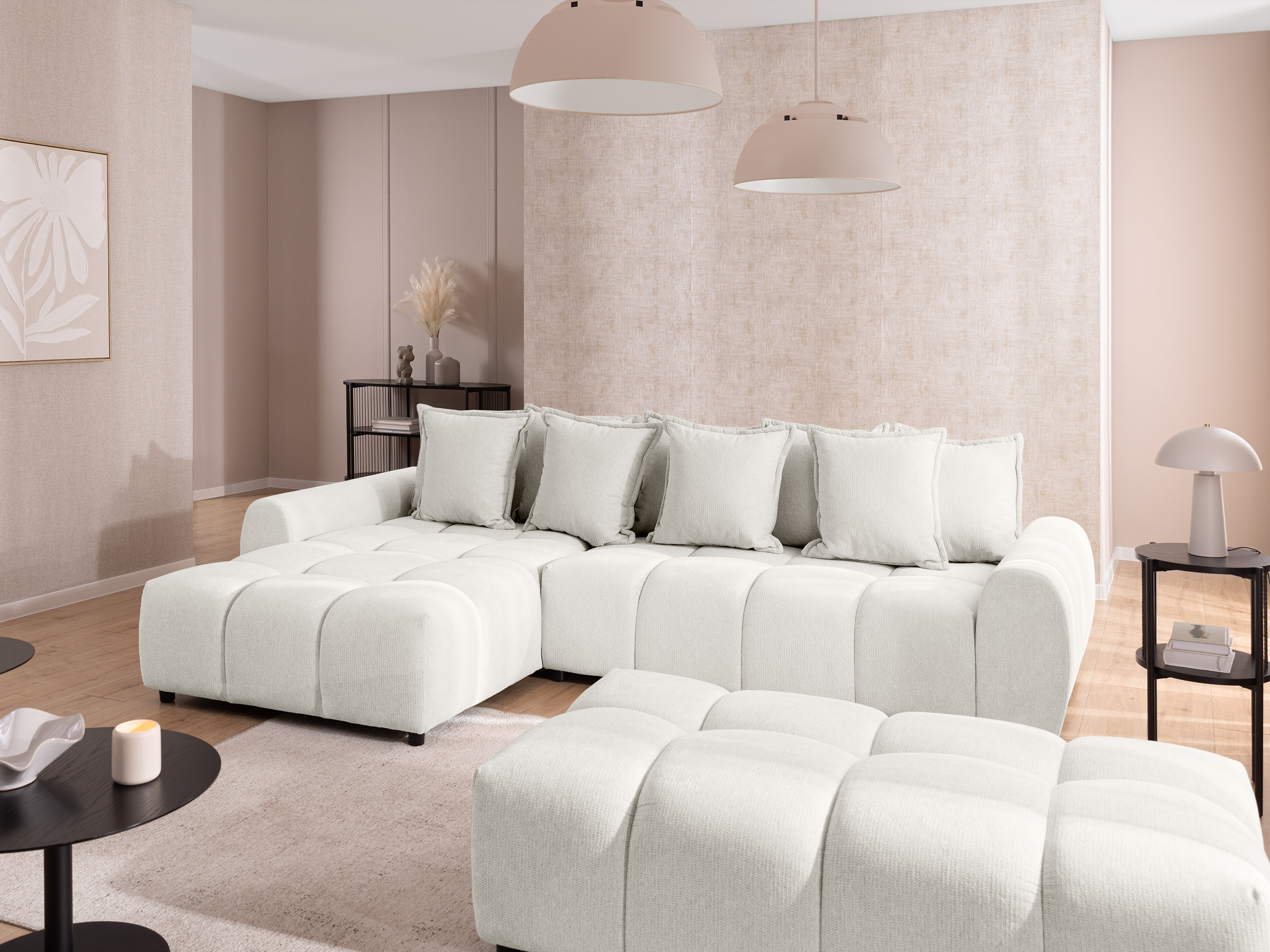 Sarokkanapé Rocklin 132 (Aragon 01)