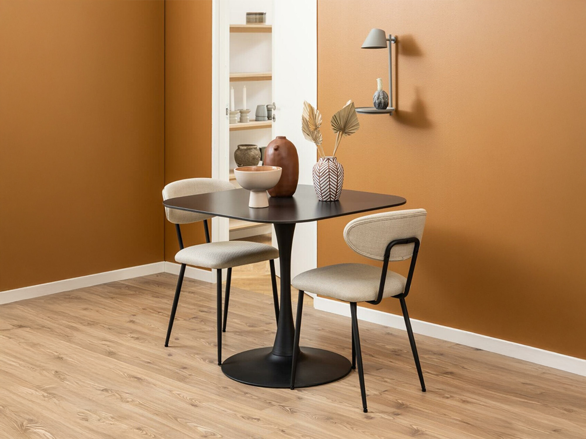 Asztal Norsica 690 (Fekete + Fekete márvány)