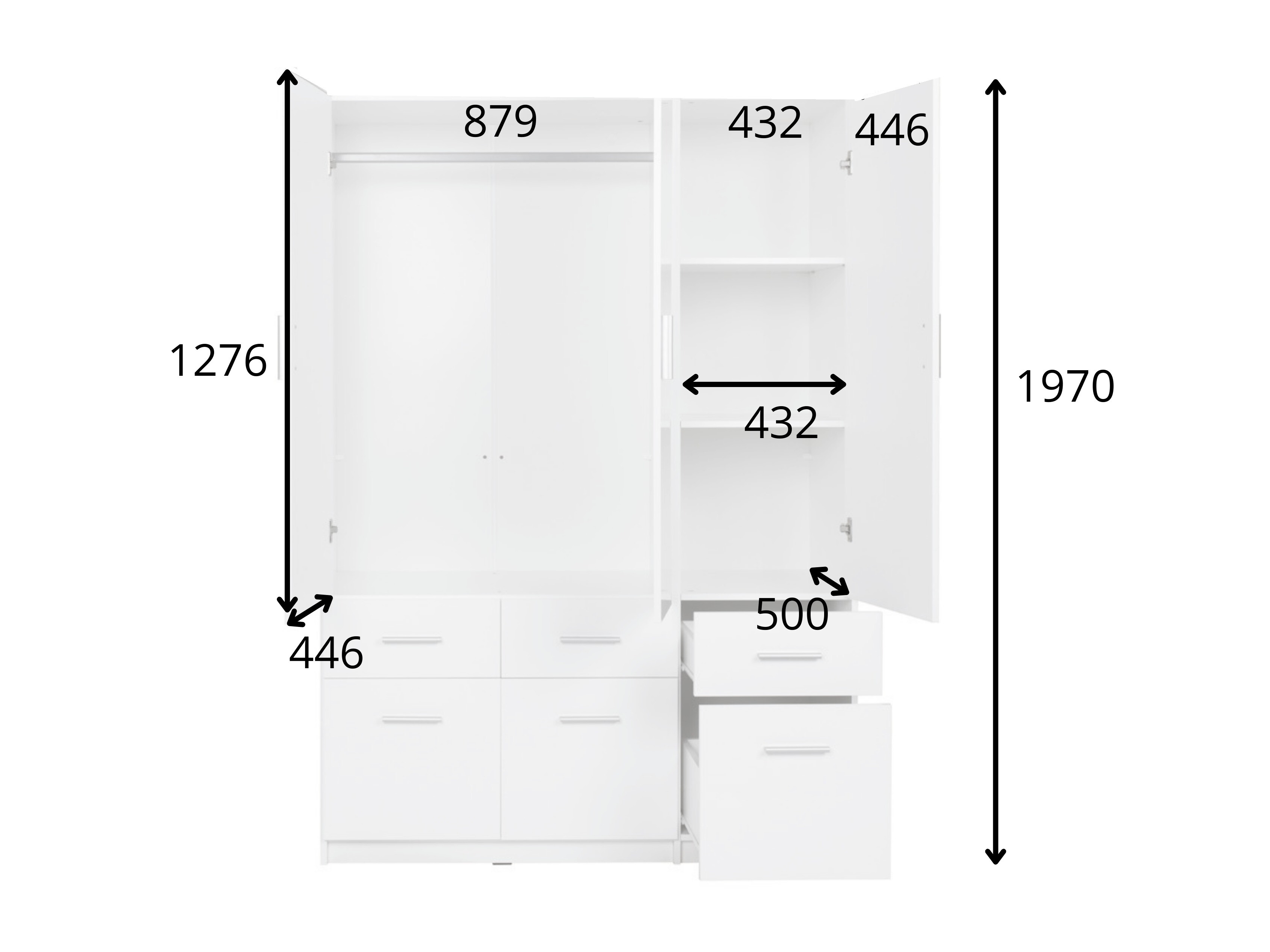 Gardróbszekrény Tenloru 103