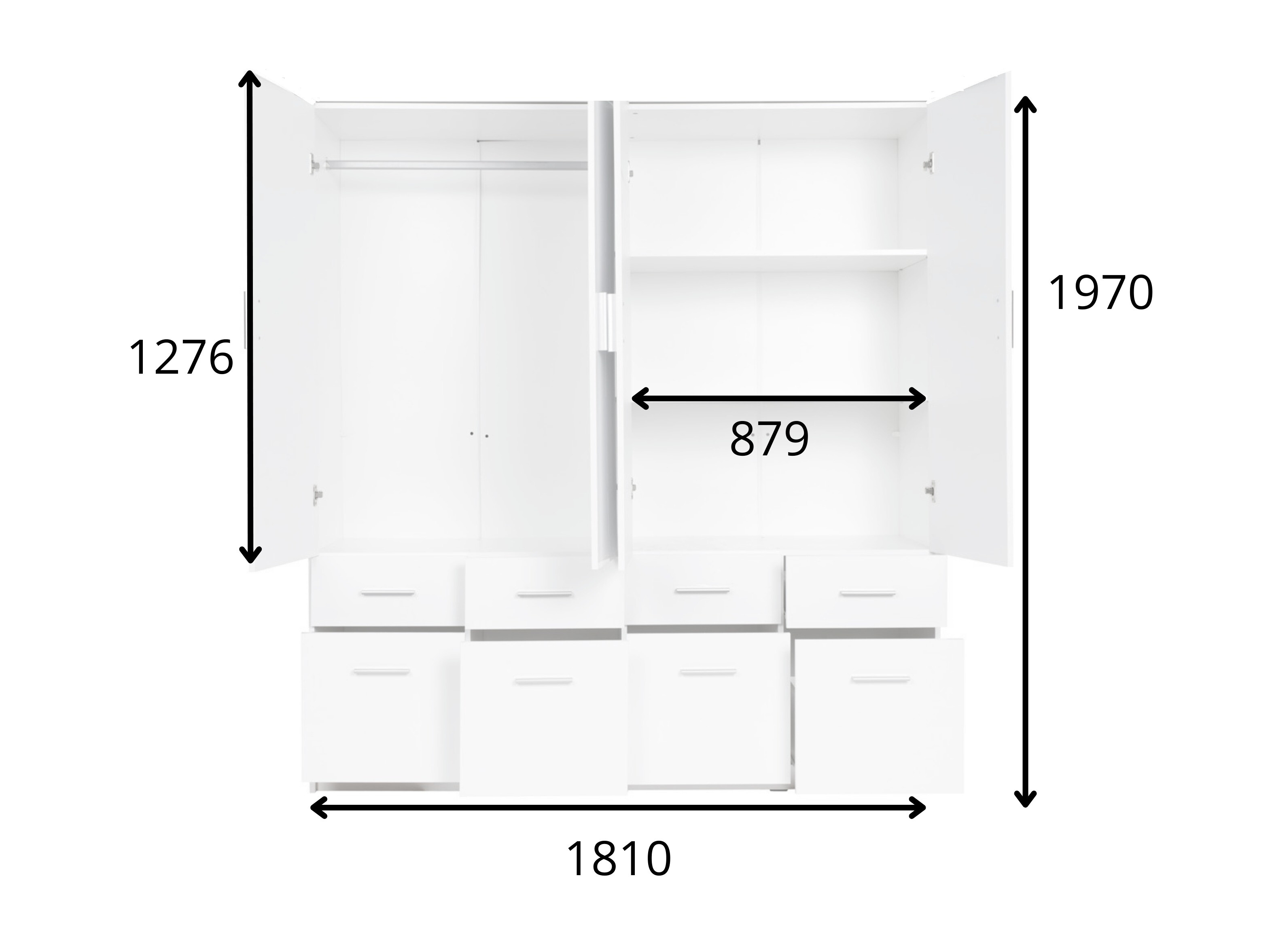 Gardróbszekrény Tenloru 104
