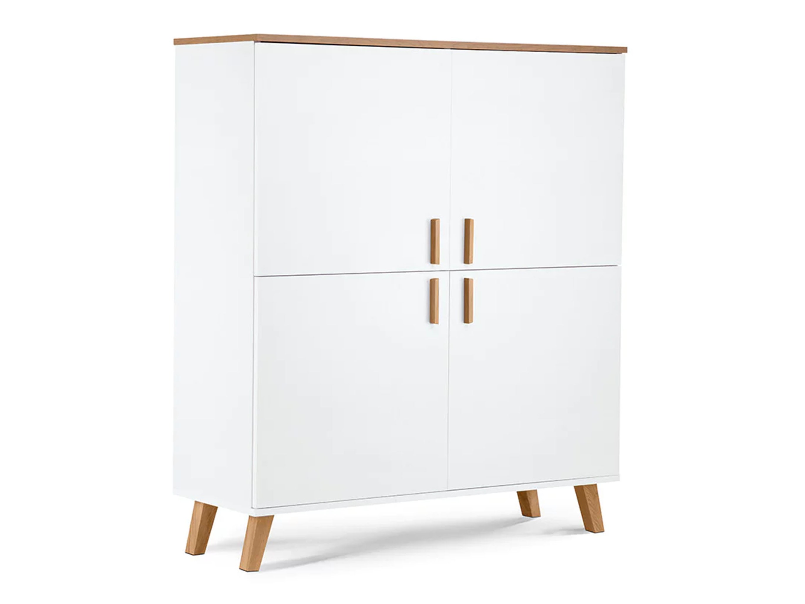 Szekrény Fivbeli 107 (Fehér + Tölgy)