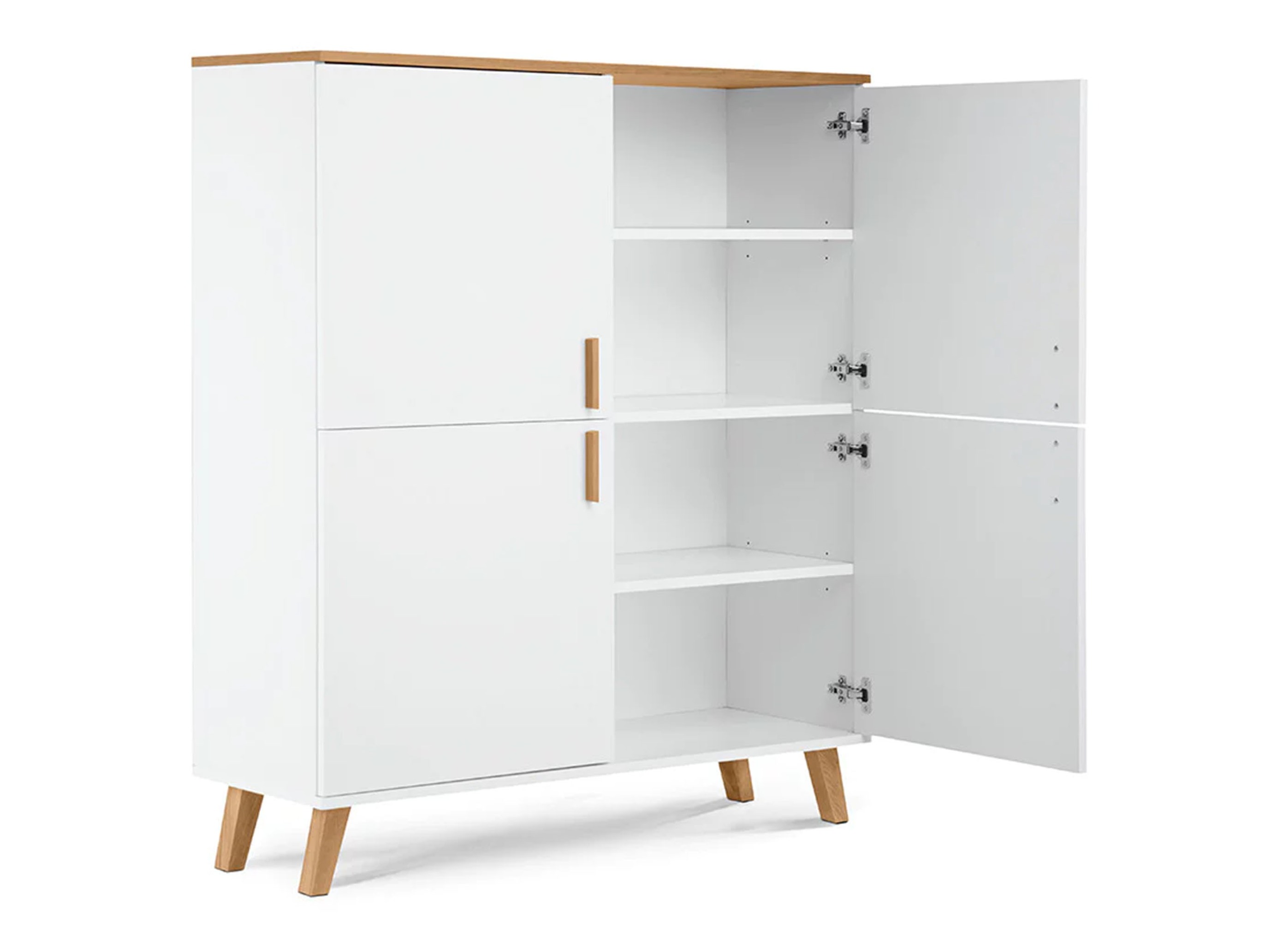 Szekrény Fivbeli 107 (Fehér + Tölgy)
