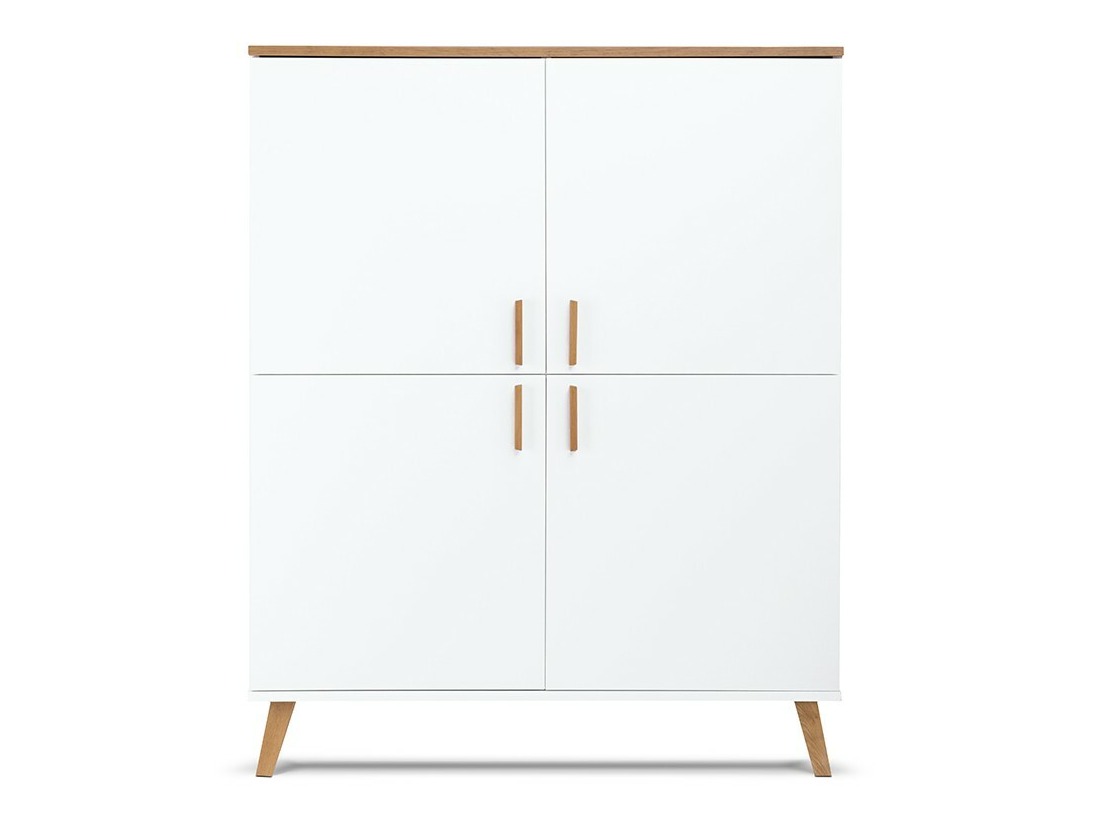 Szekrény Fivbeli 107 (Fehér + Tölgy)