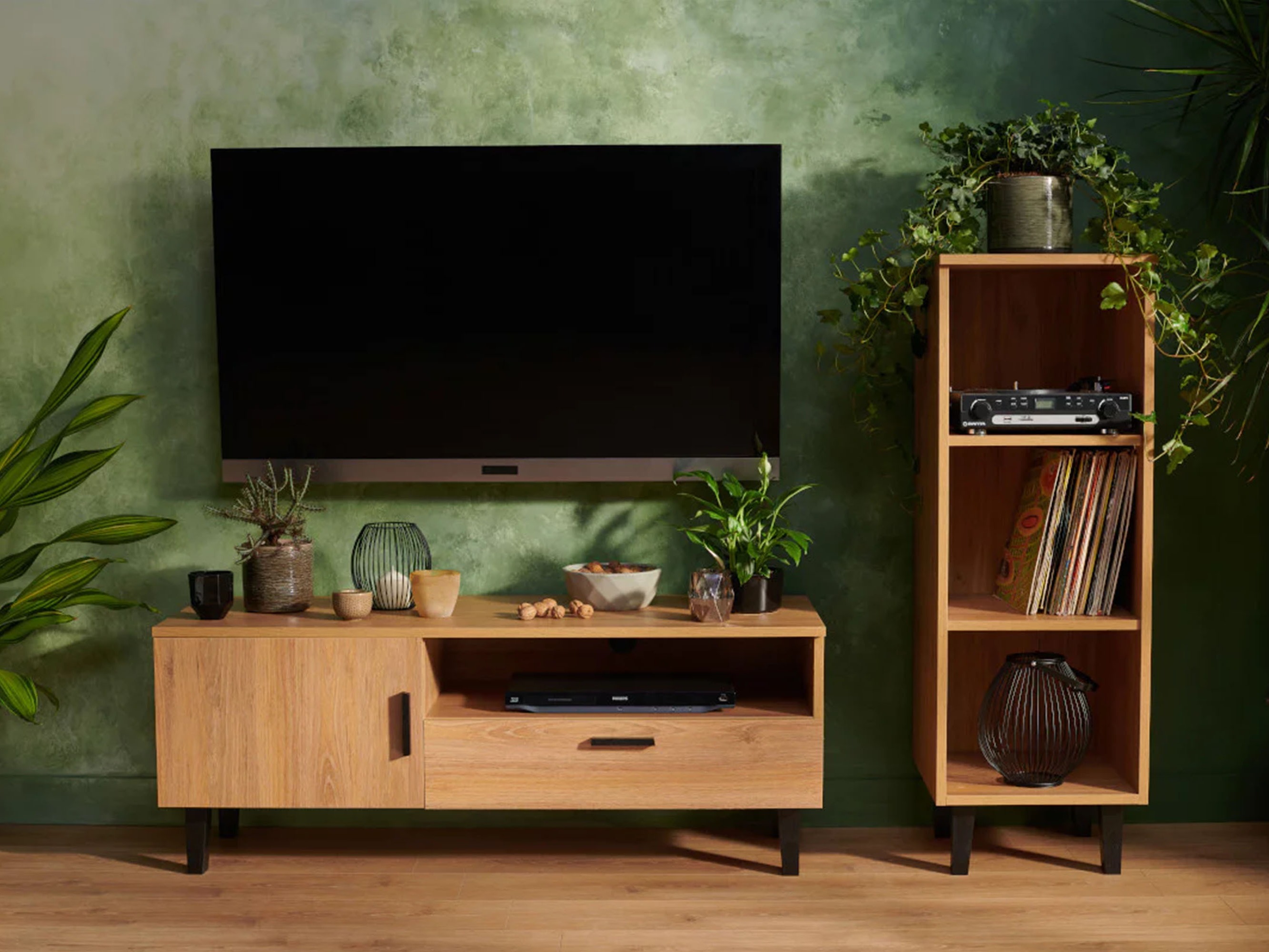 TV-állvány Fivbeli 101 (Tölgy)