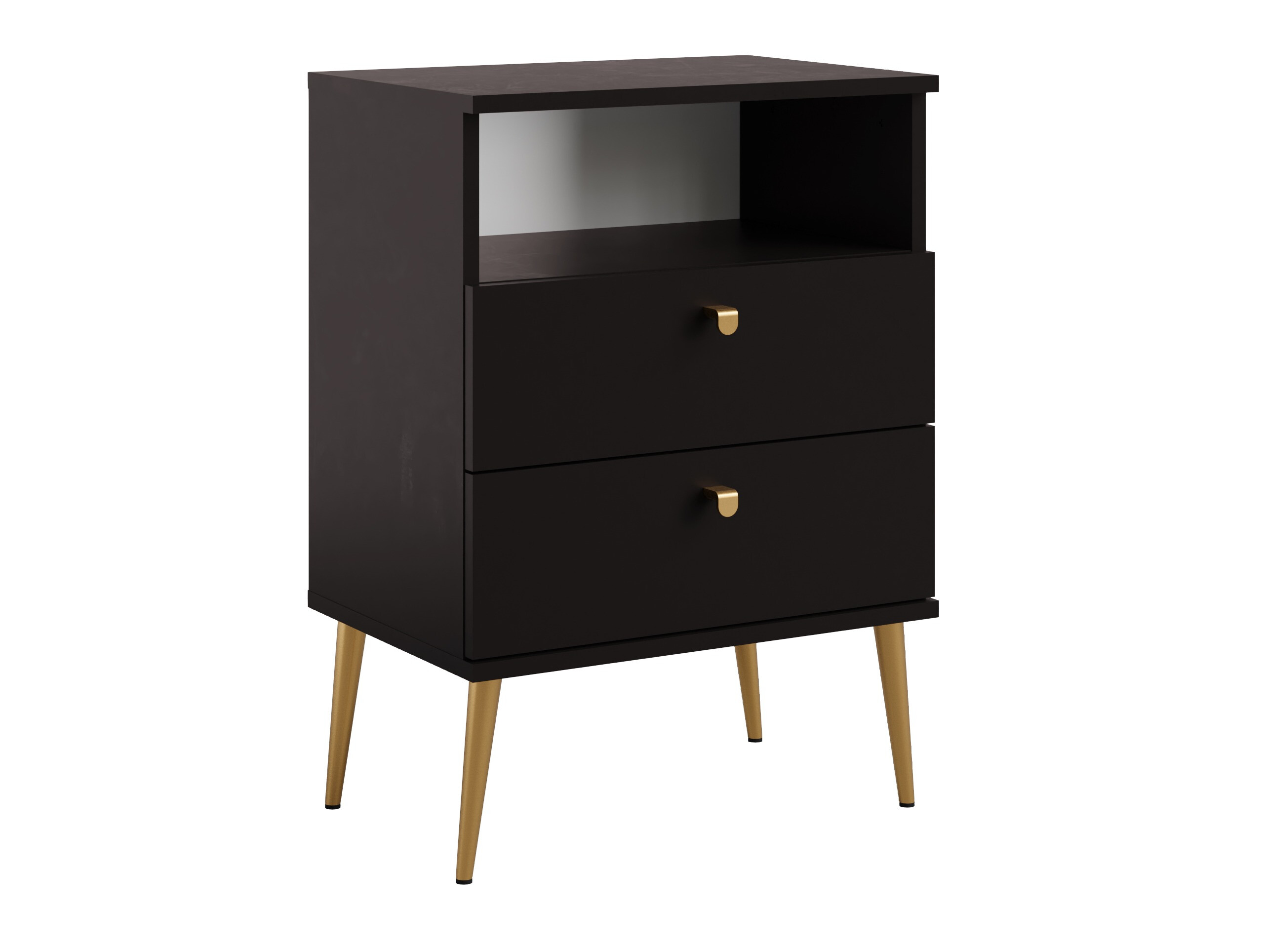 Éjjeliszekrény Baytown 184 (Fekete)