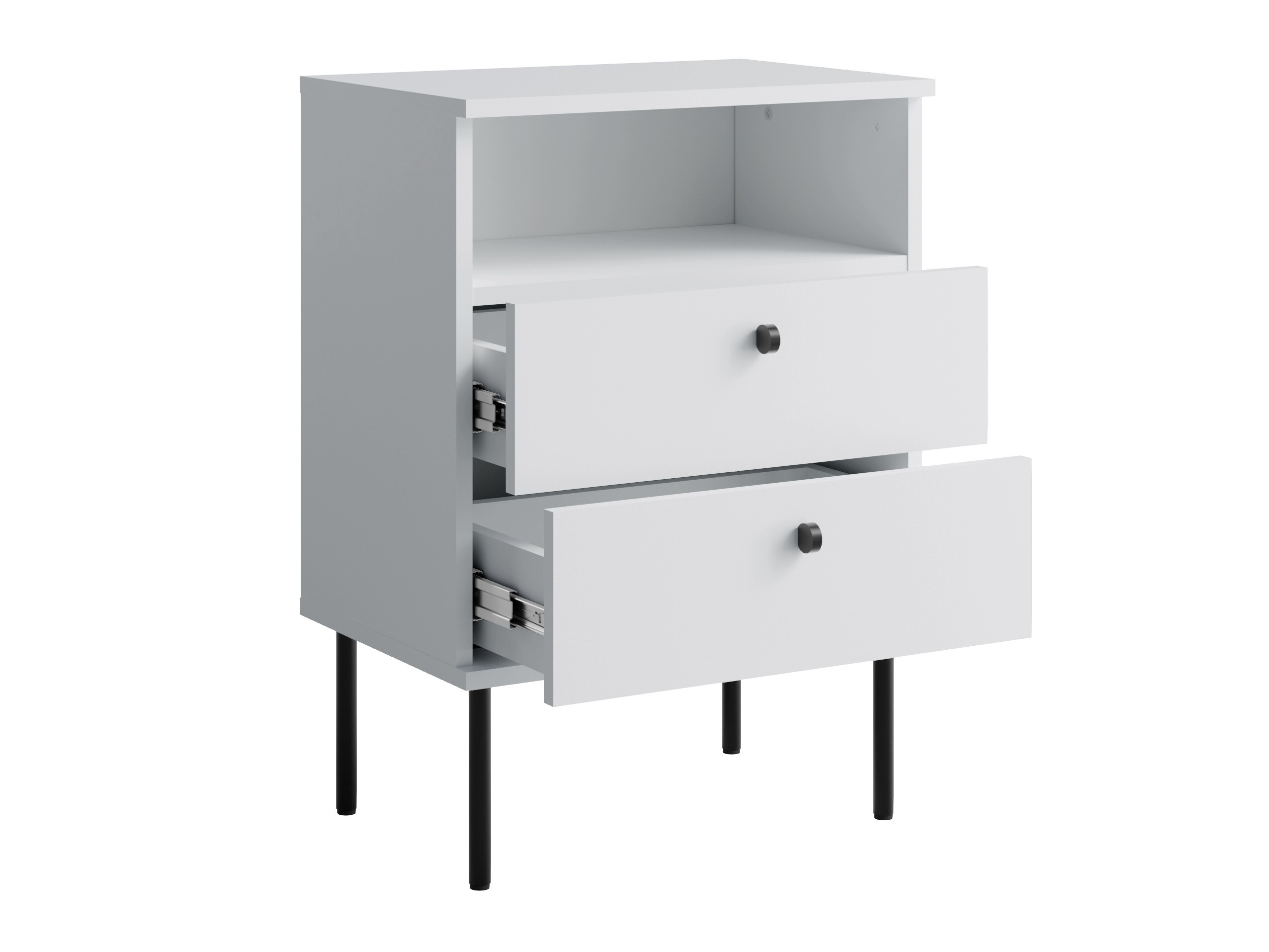 Éjjeliszekrény Baytown 185 (Fehér)