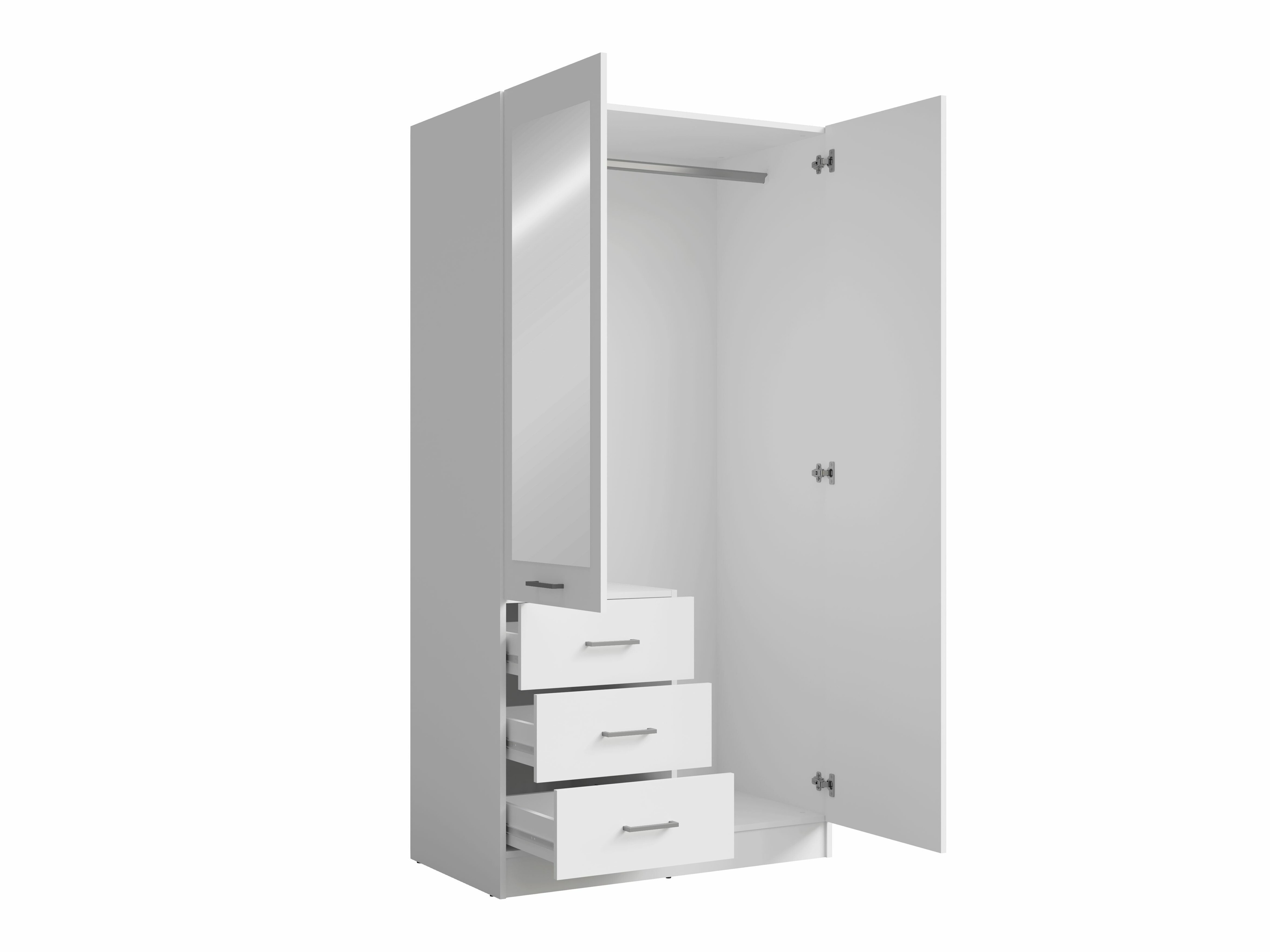 Gardróbszekrény Baytown 186 (Fehér)