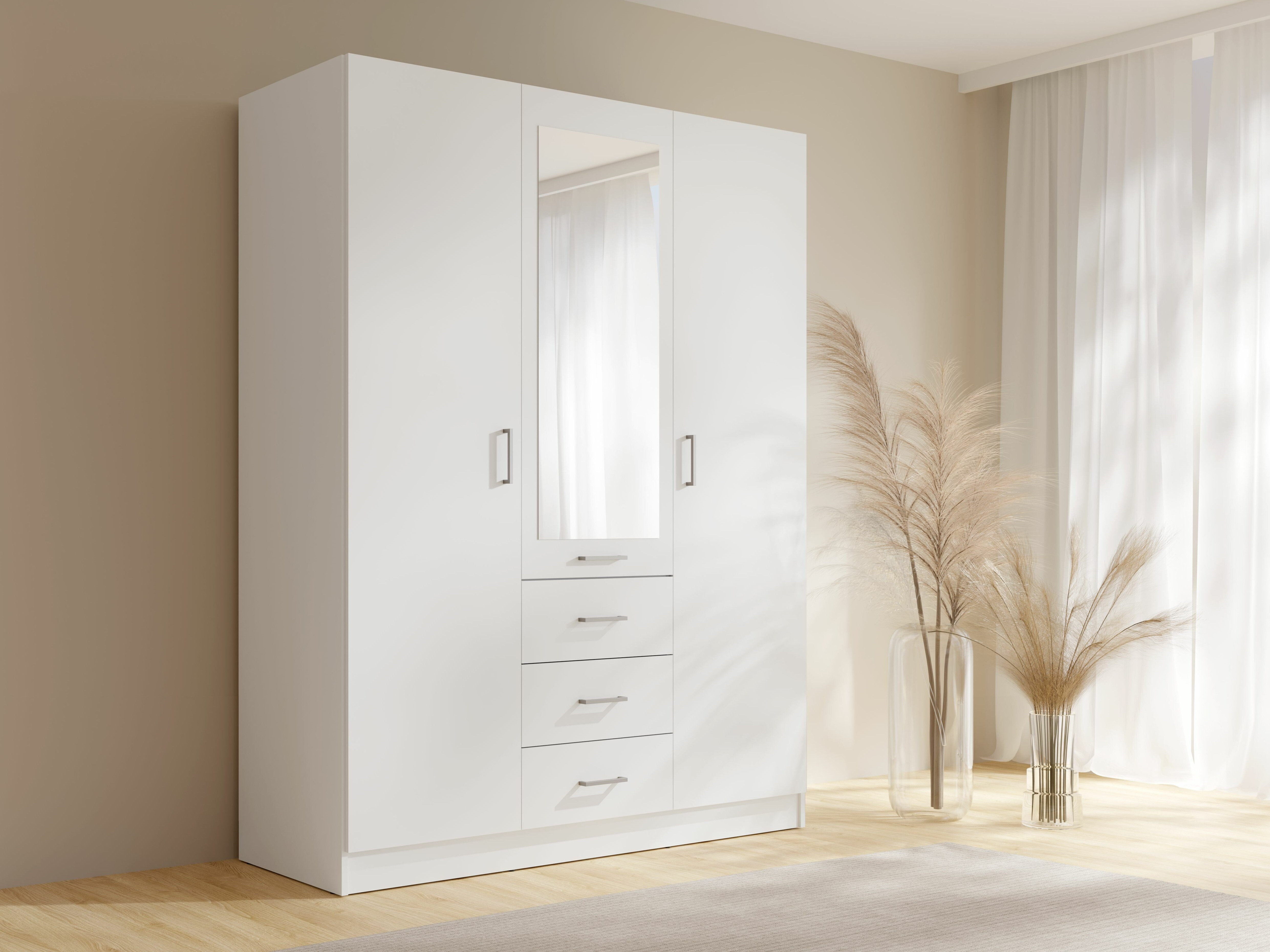 Gardróbszekrény Baytown 187 (Fehér)