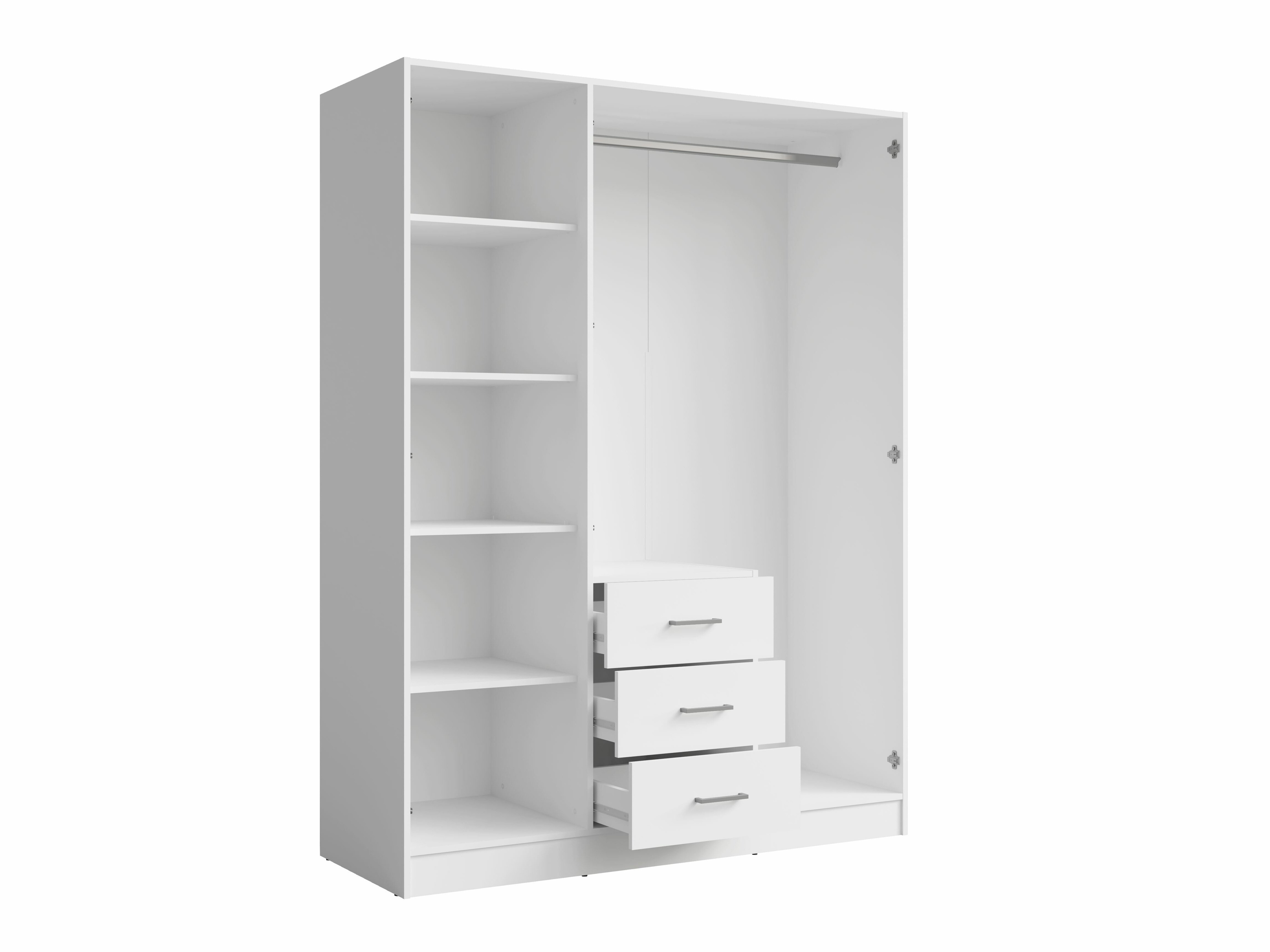 Gardróbszekrény Baytown 187 (Fehér)