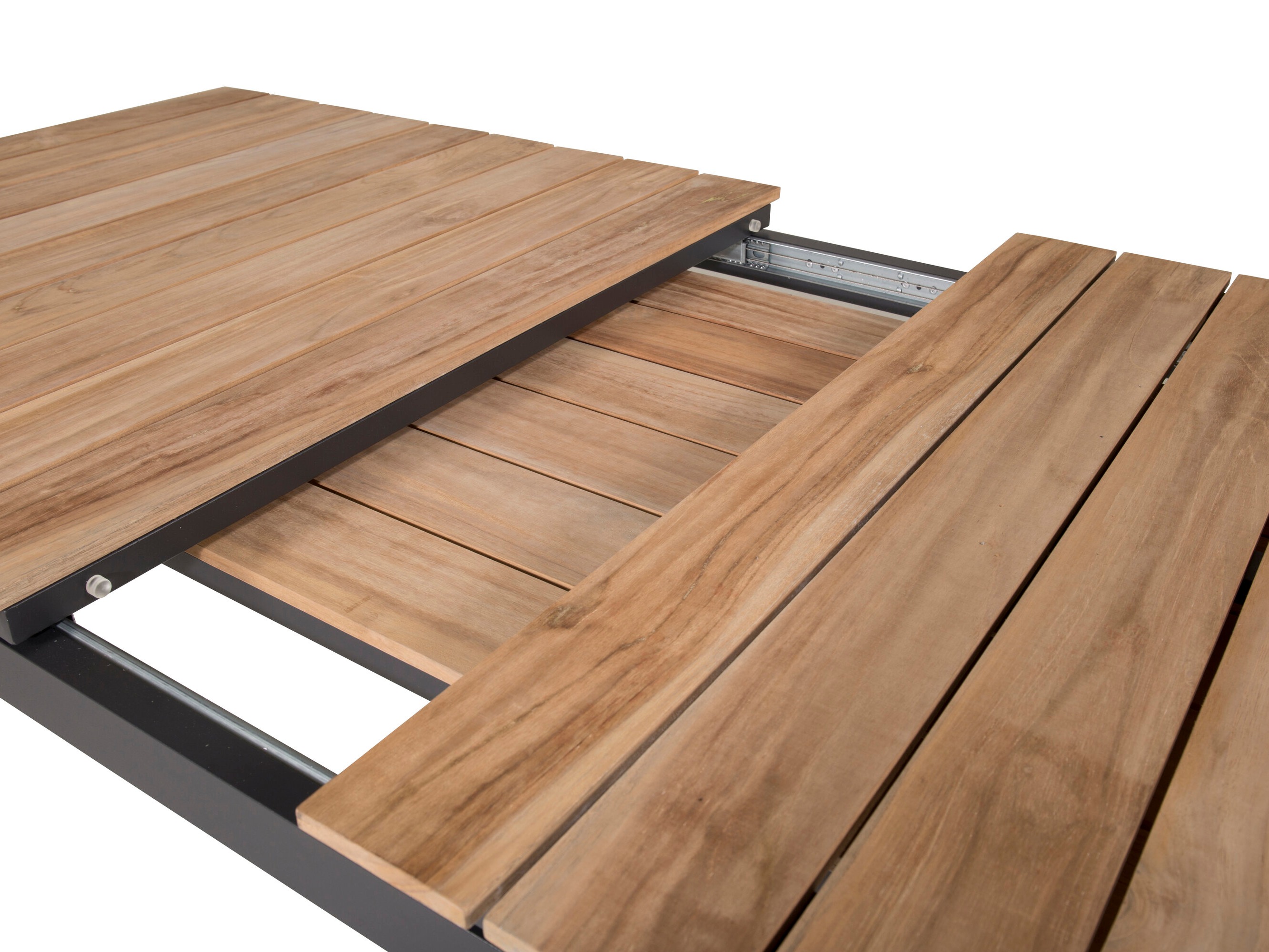 Kerti asztal Dallas 2844 (Fekete + Barna)