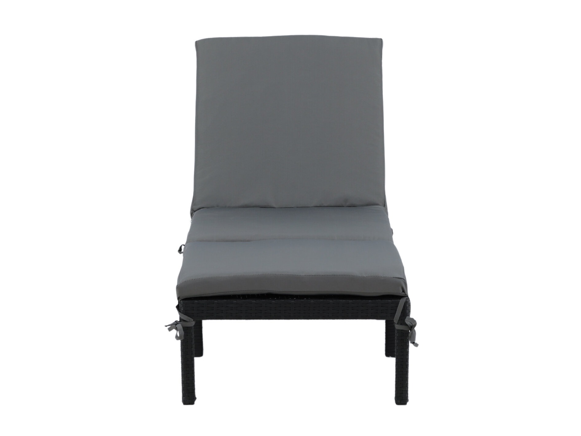 Kerti napozóágy Dallas 904 (Fekete + Szürke)