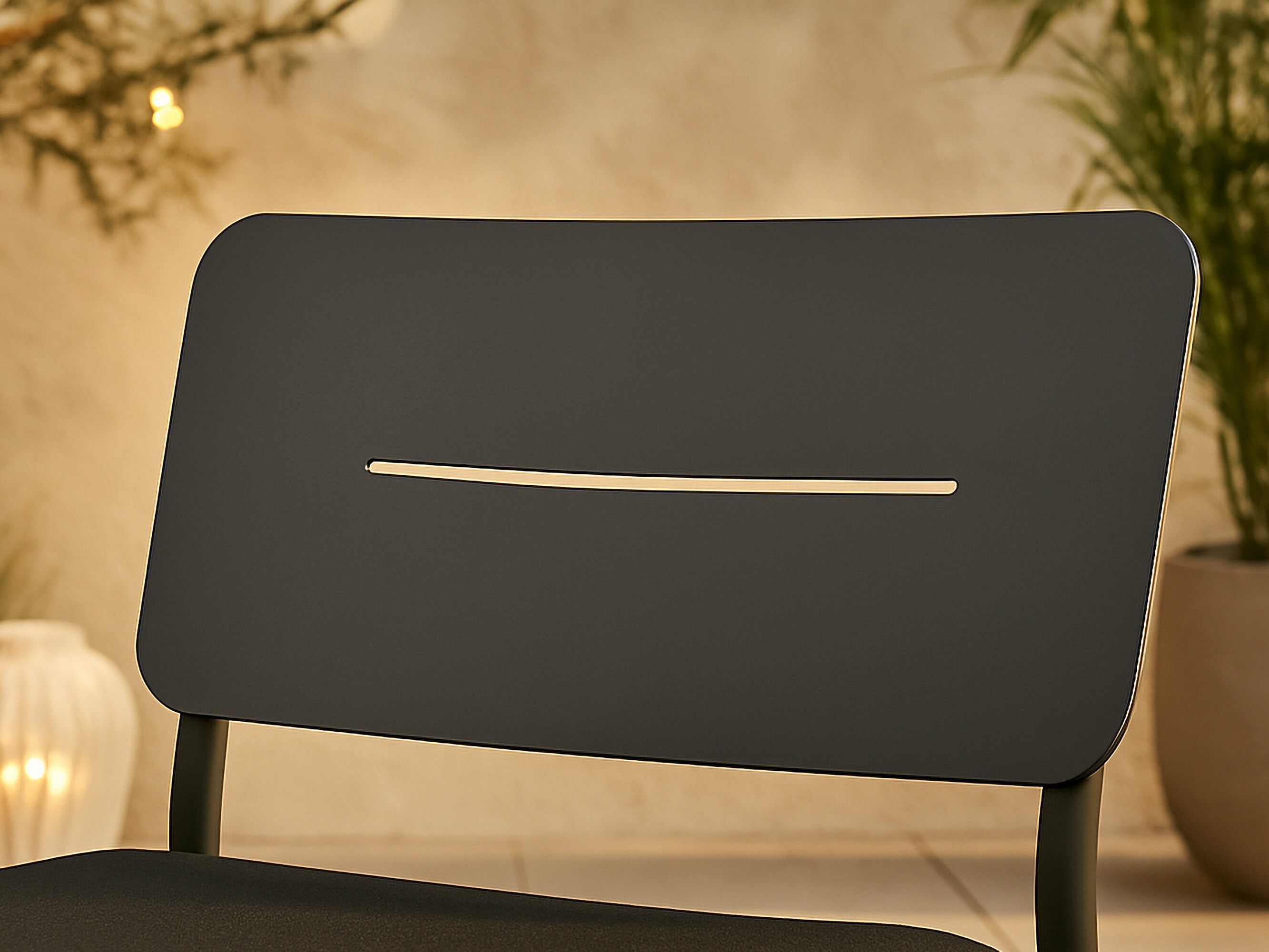 Kerti szék Dallas 825 (Fekete)