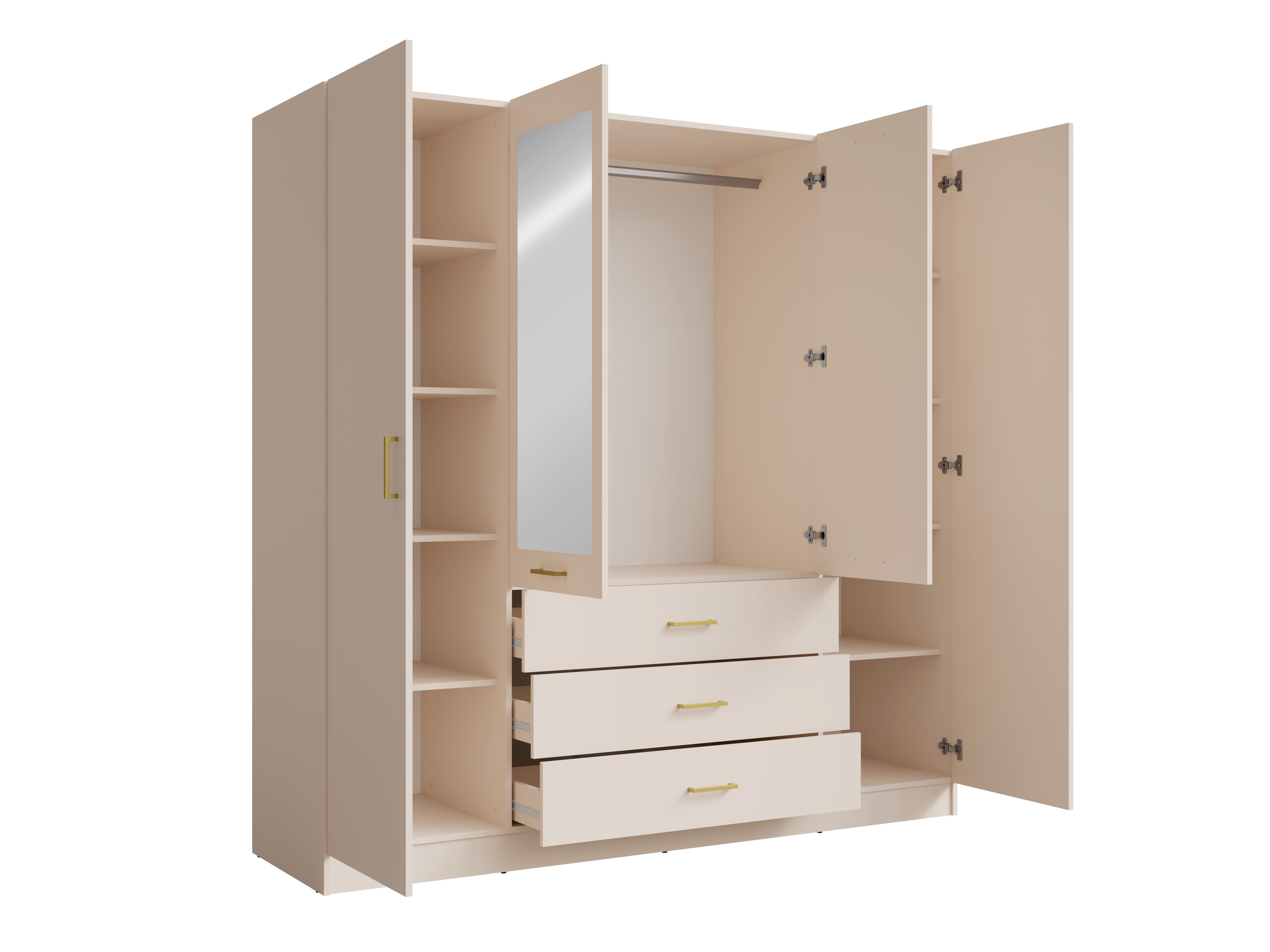 Gardróbszekrény Baytown 188 (Bézs)