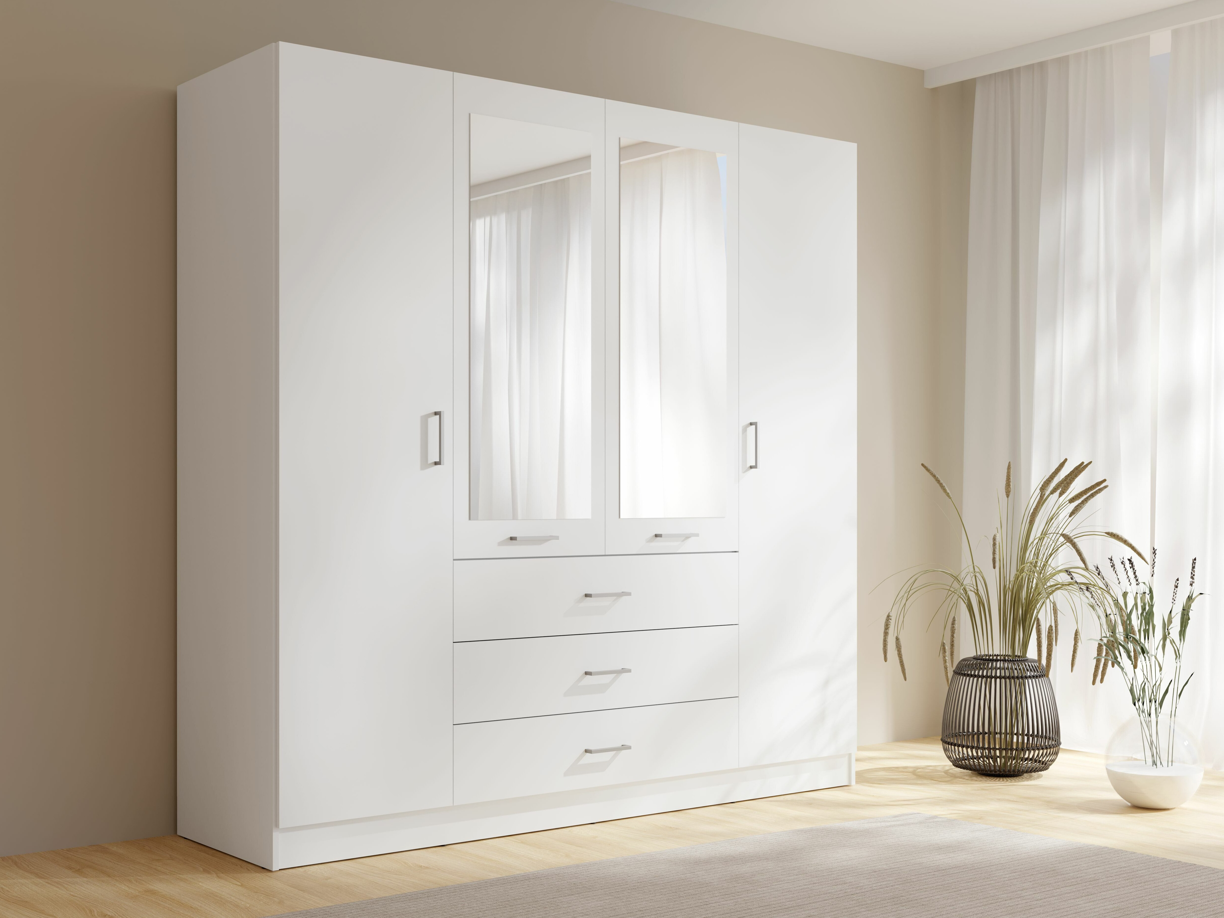 Gardróbszekrény Baytown 188 (Fehér)