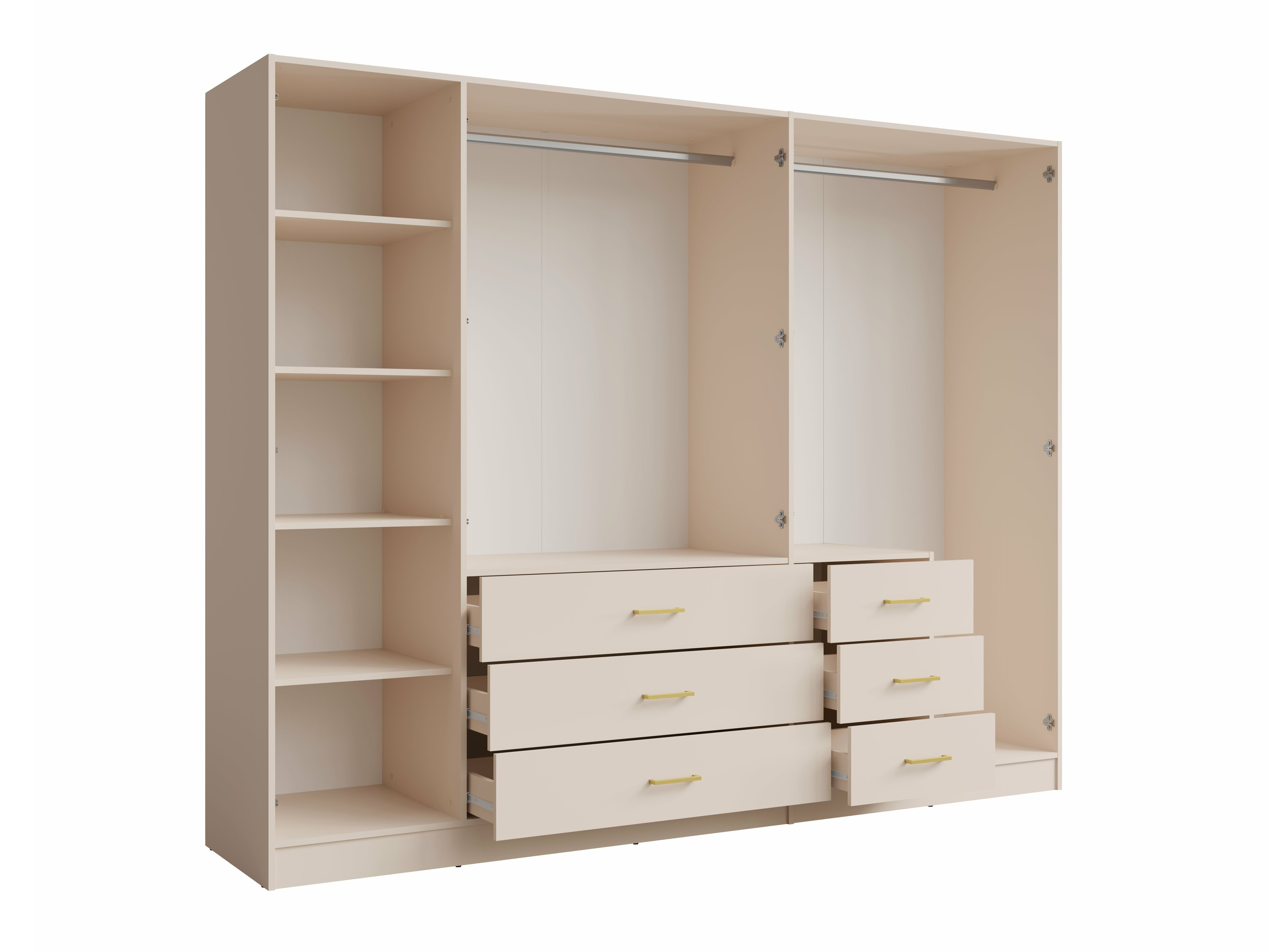 Gardróbszekrény Baytown 189 (Bézs)
