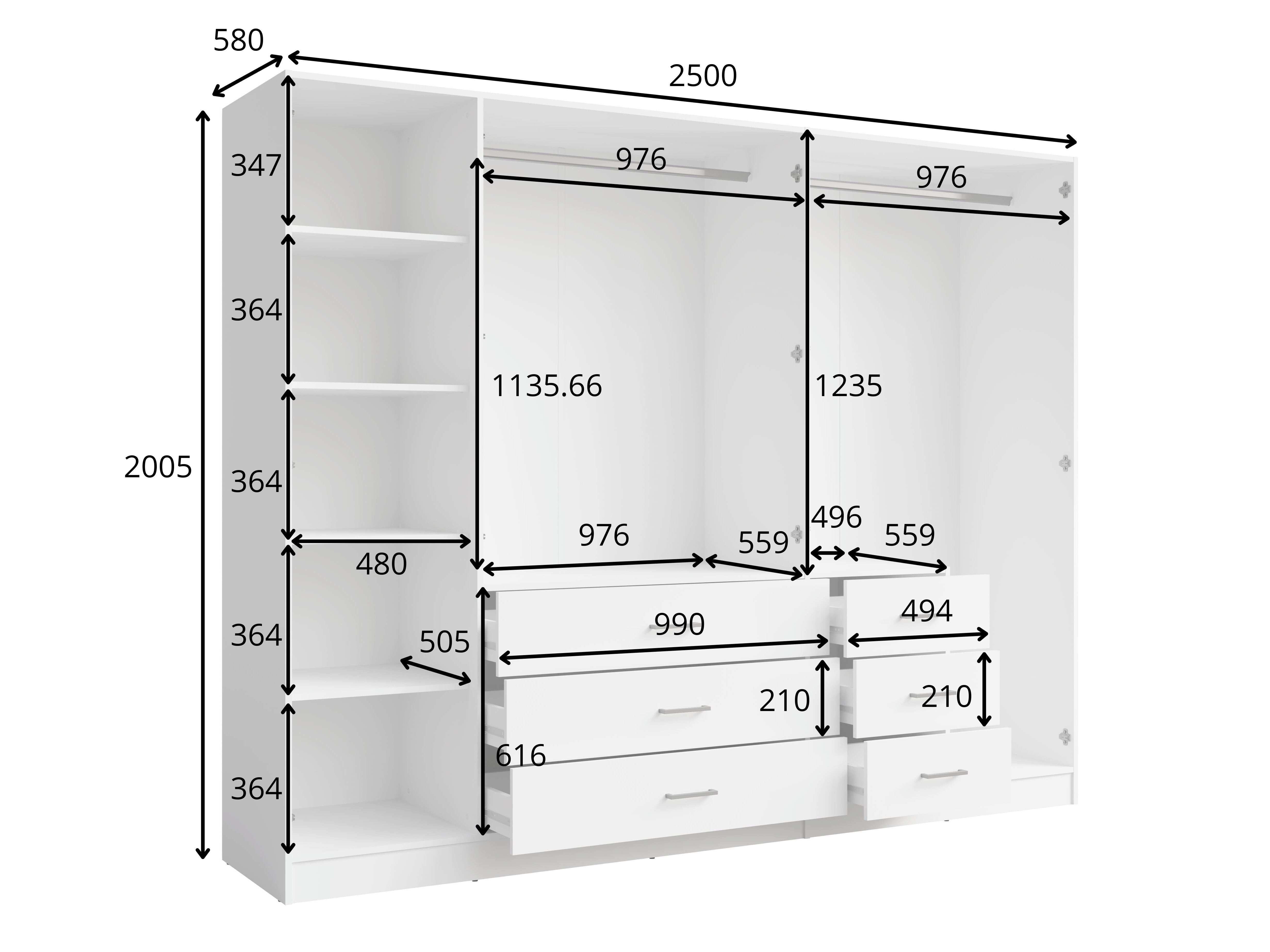 Gardróbszekrény Baytown 189 (Bézs)