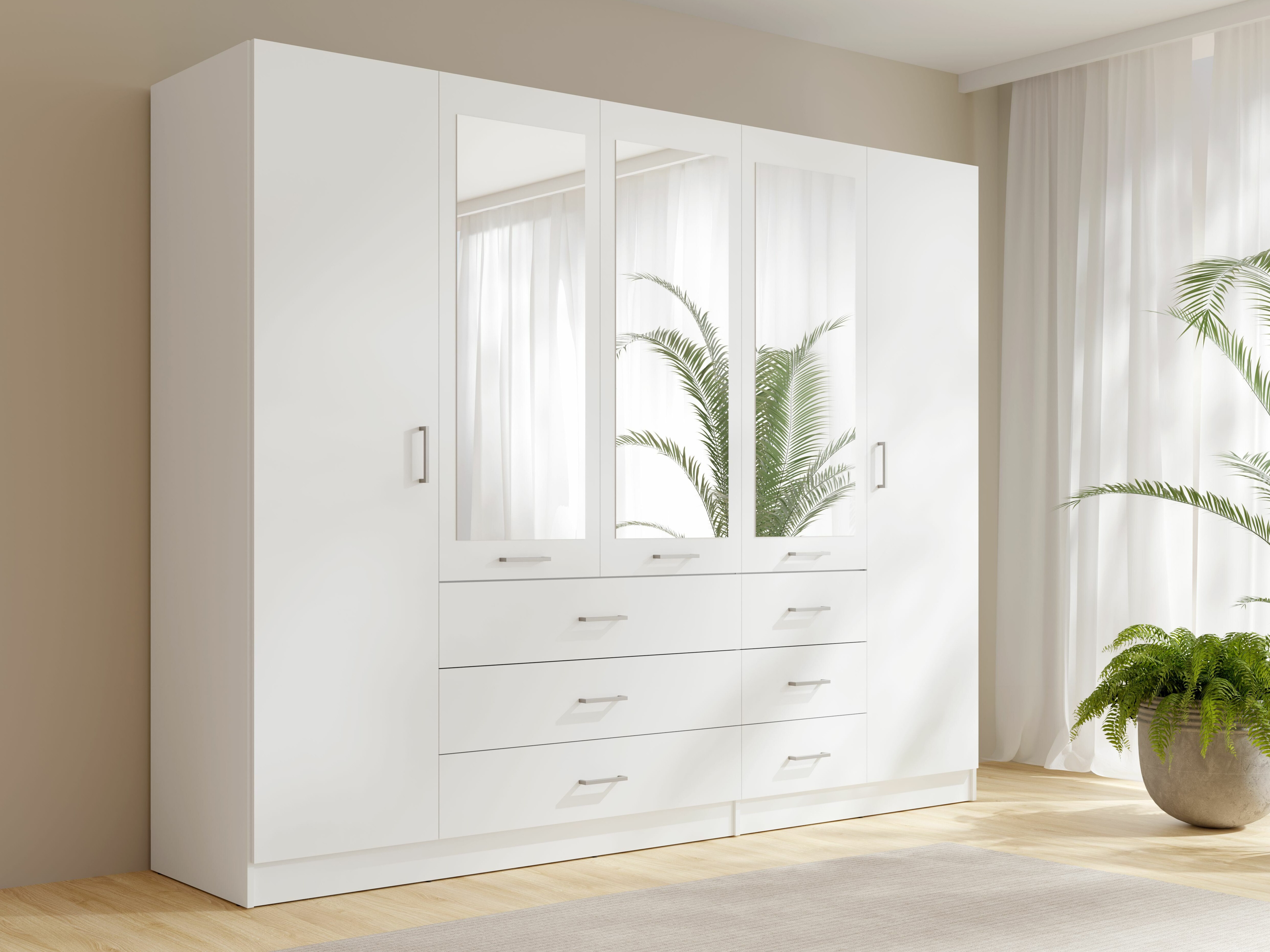 Gardróbszekrény Baytown 189 (Fehér)