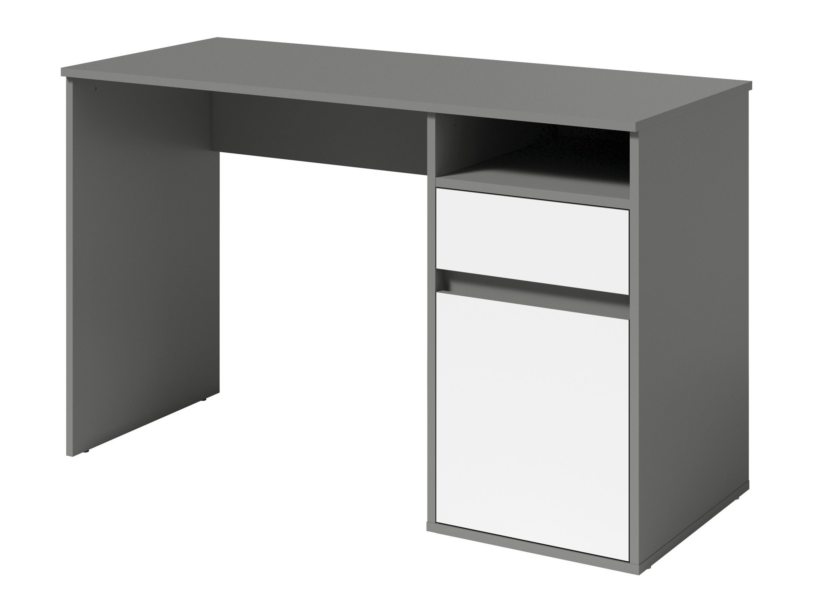 Íróasztal Baytown 190 (Grafit + Fehér)