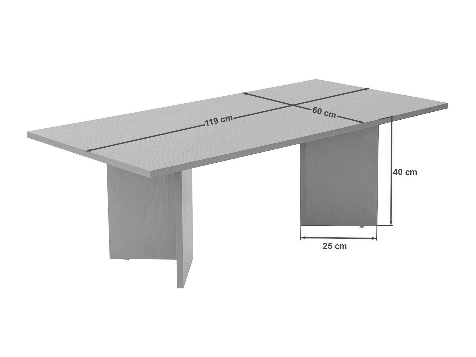 Dohányzóasztal Novato 132 (Könnyű travertin)