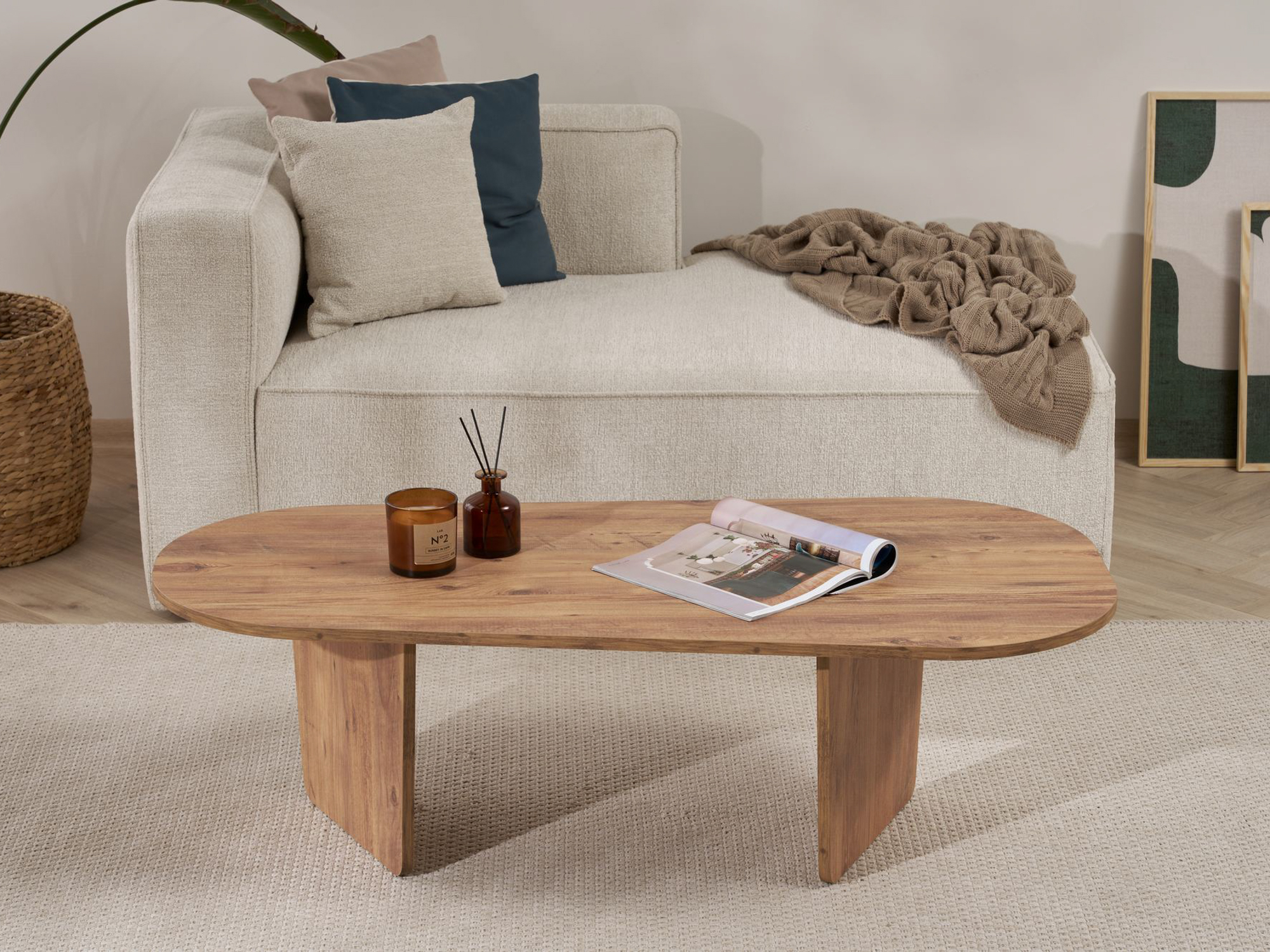 Dohányzóasztal Novato 135 (Fenyő)