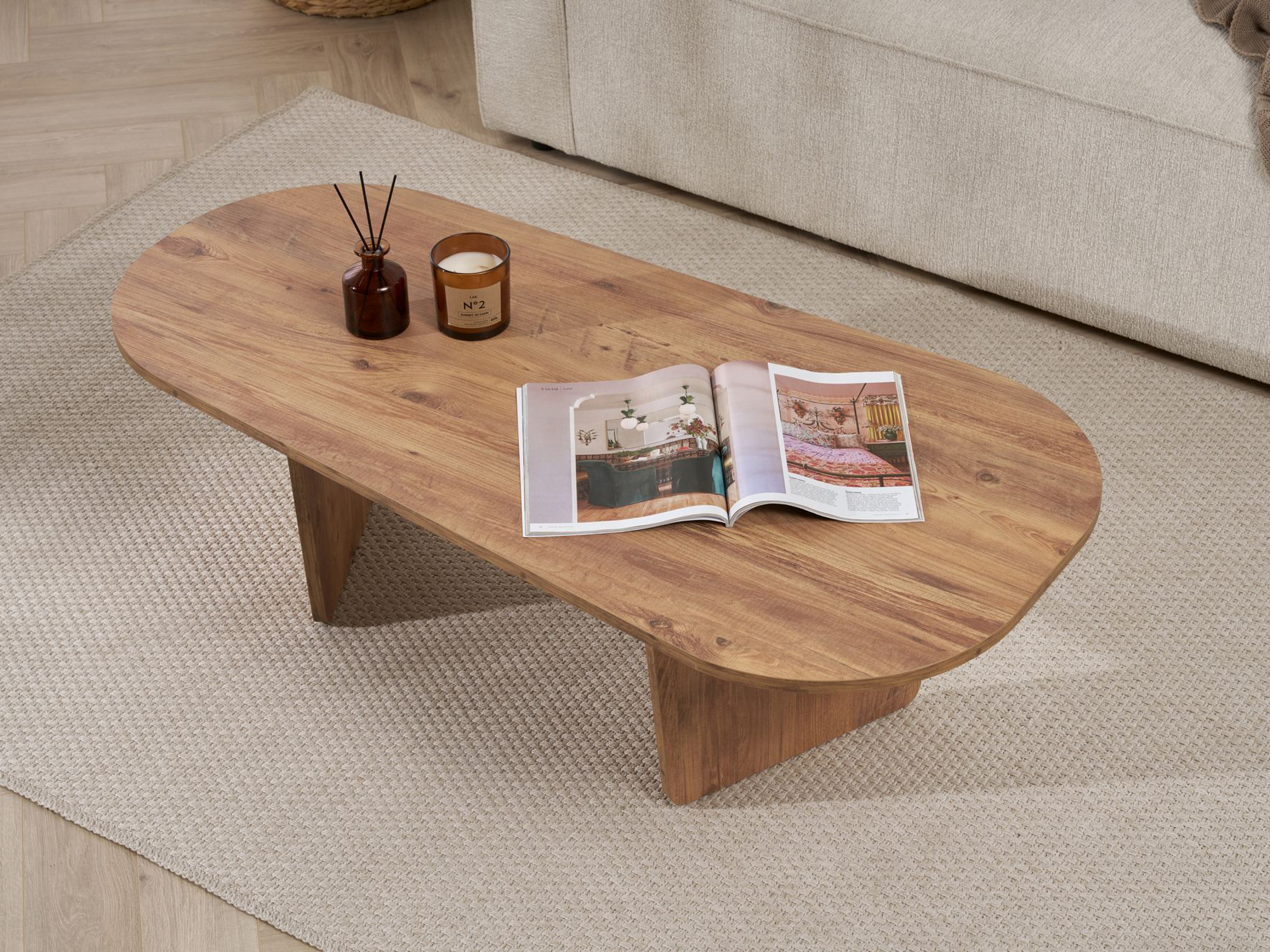 Dohányzóasztal Novato 135 (Fenyő)