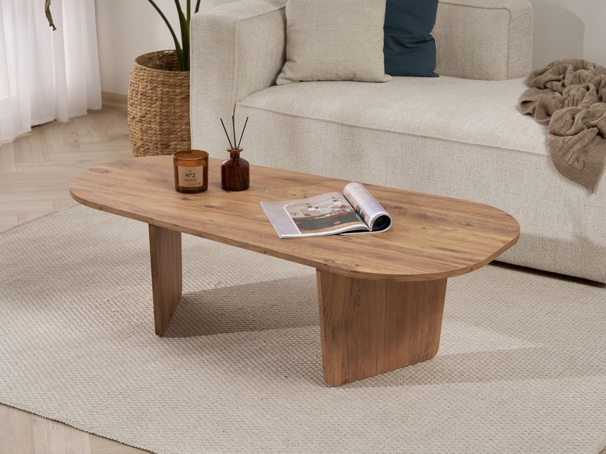 Dohányzóasztal Novato 135 (Fenyő)