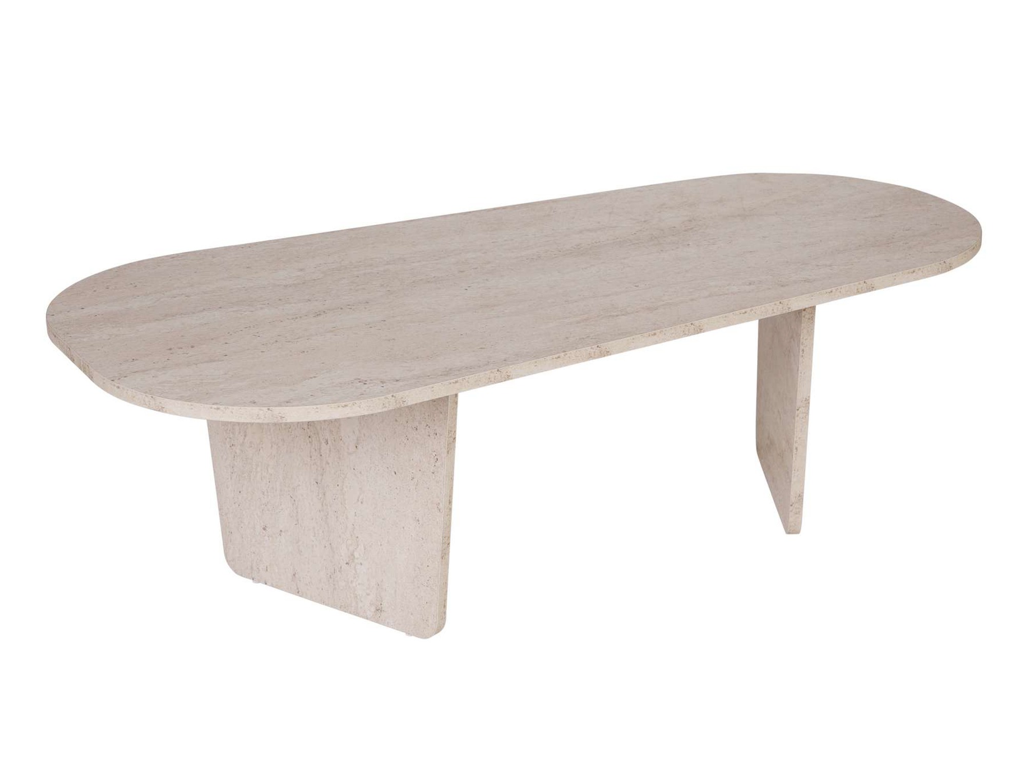 Dohányzóasztal Novato 135 (Könnyű travertin)