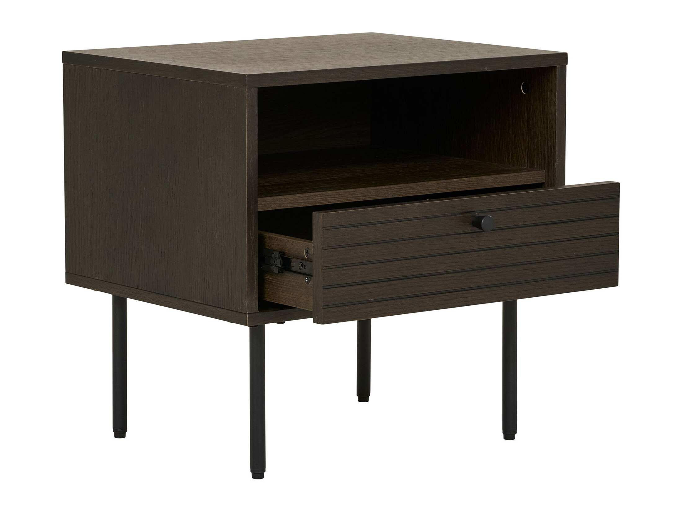 Éjjeliszekrény Elbelme 100 (Sötét tölgy)