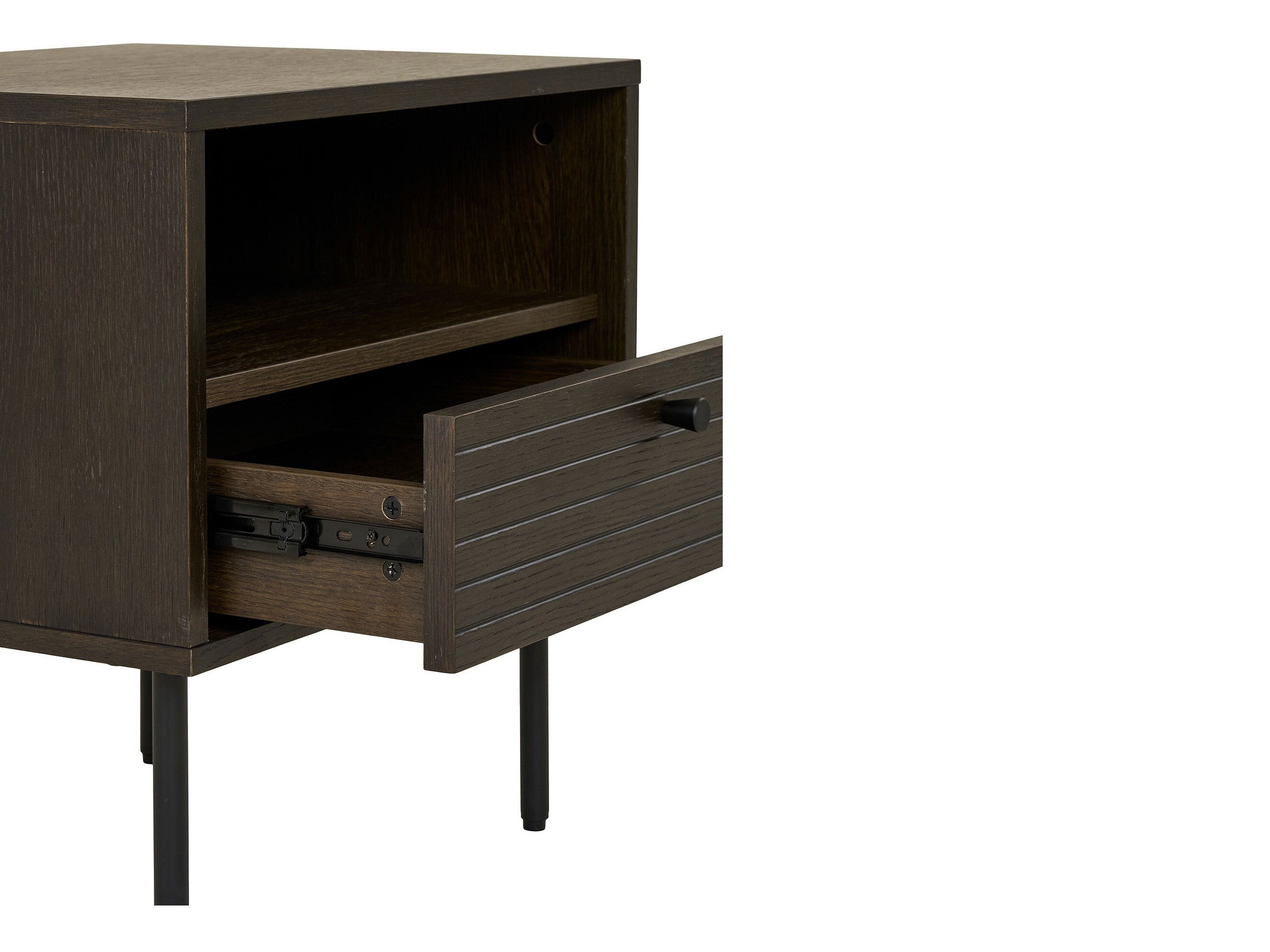 Éjjeliszekrény Elbelme 100 (Sötét tölgy)