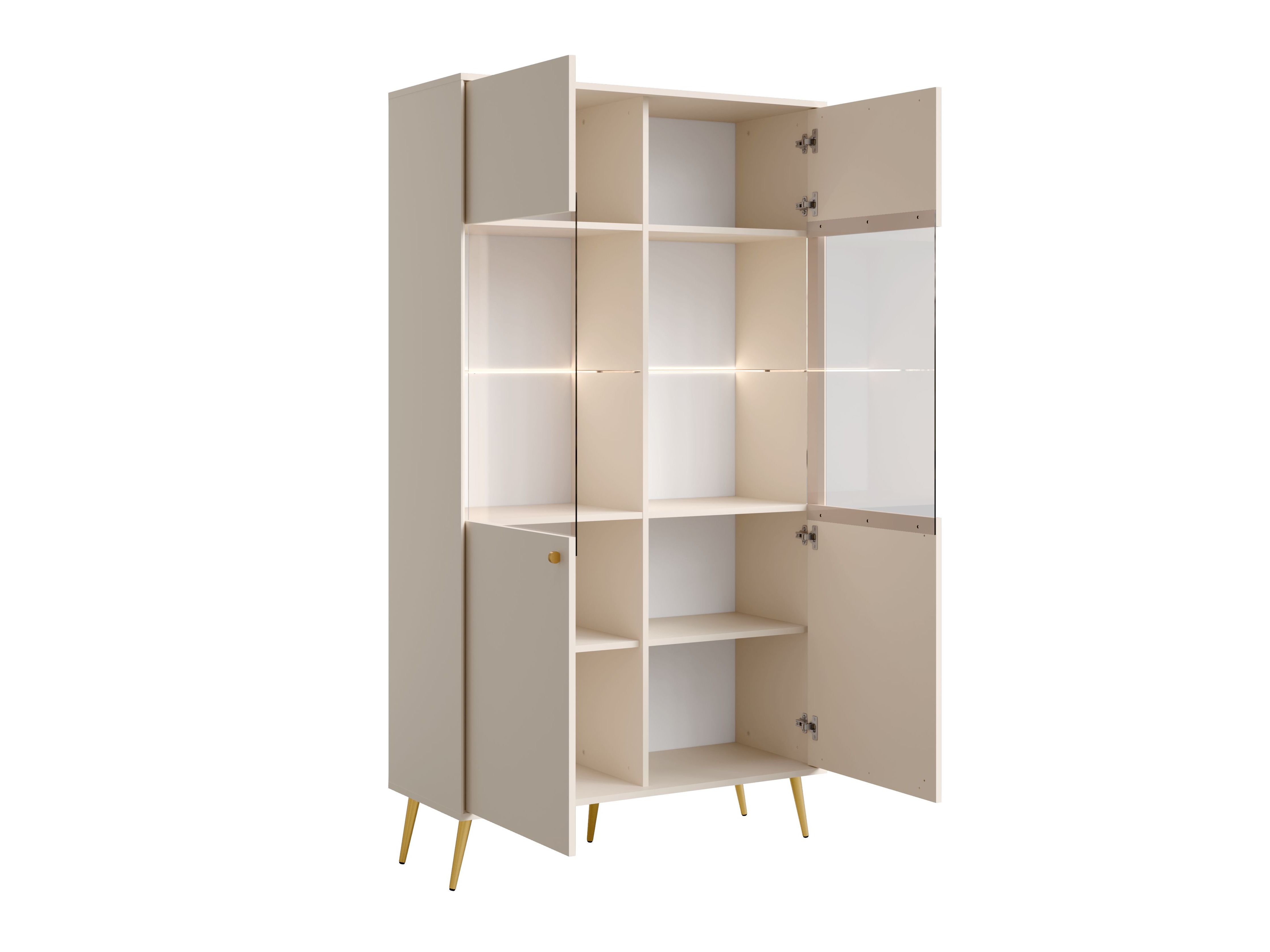 Könyvespolc Corcamo 108 (Bézs)