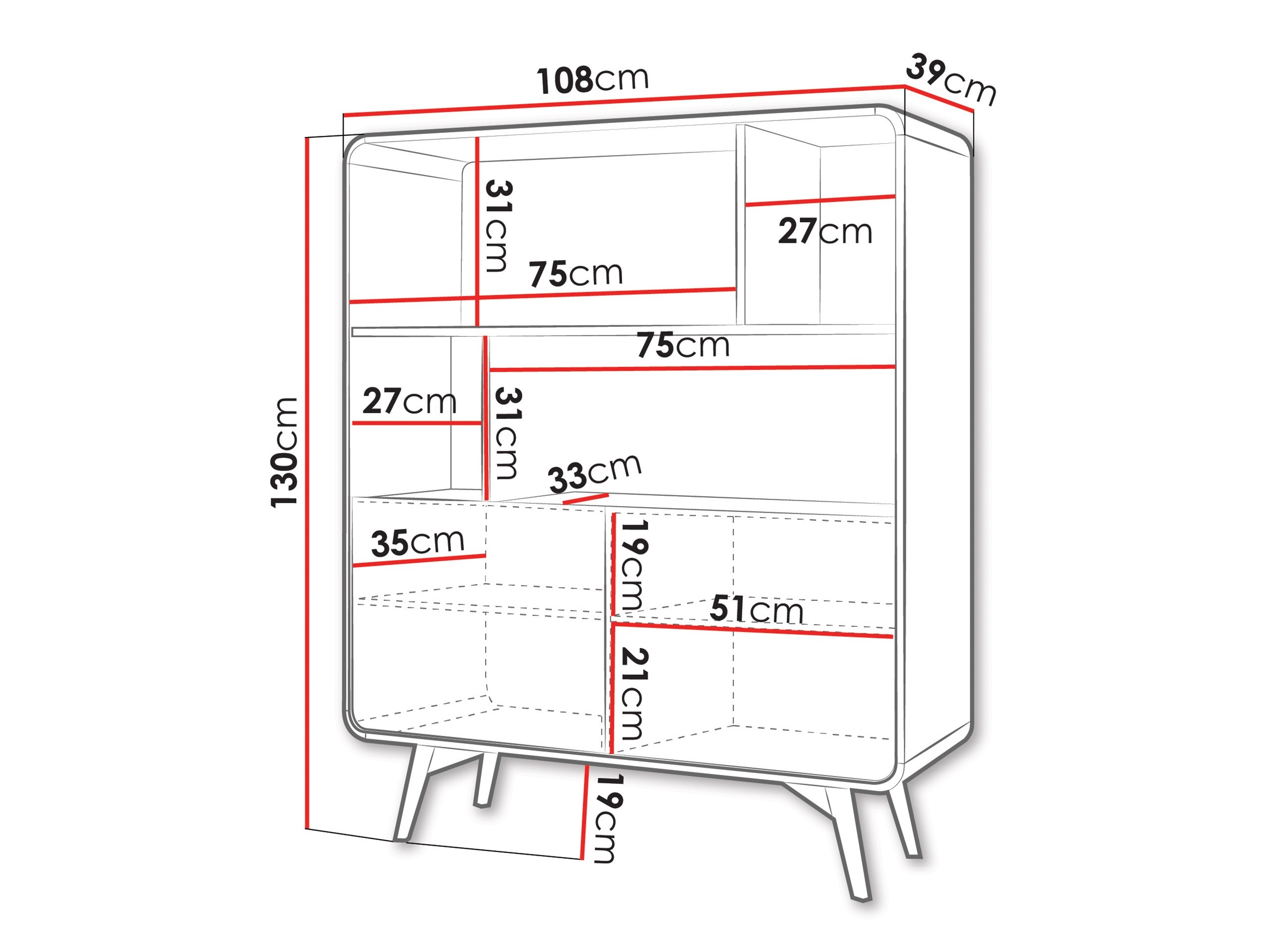 Könyvespolc Talsalo 102