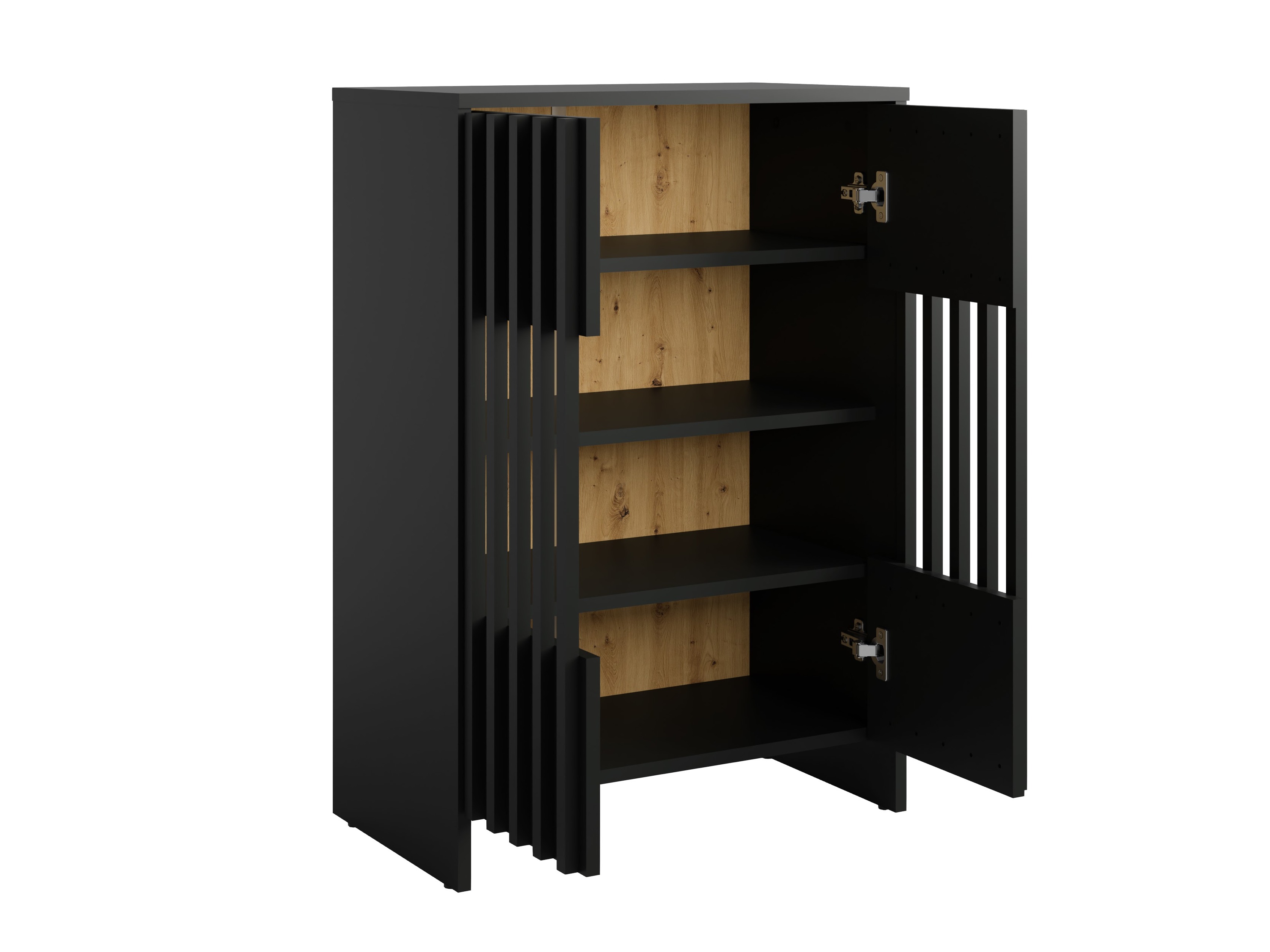 Szekrény Baytown 205 (Fekete)