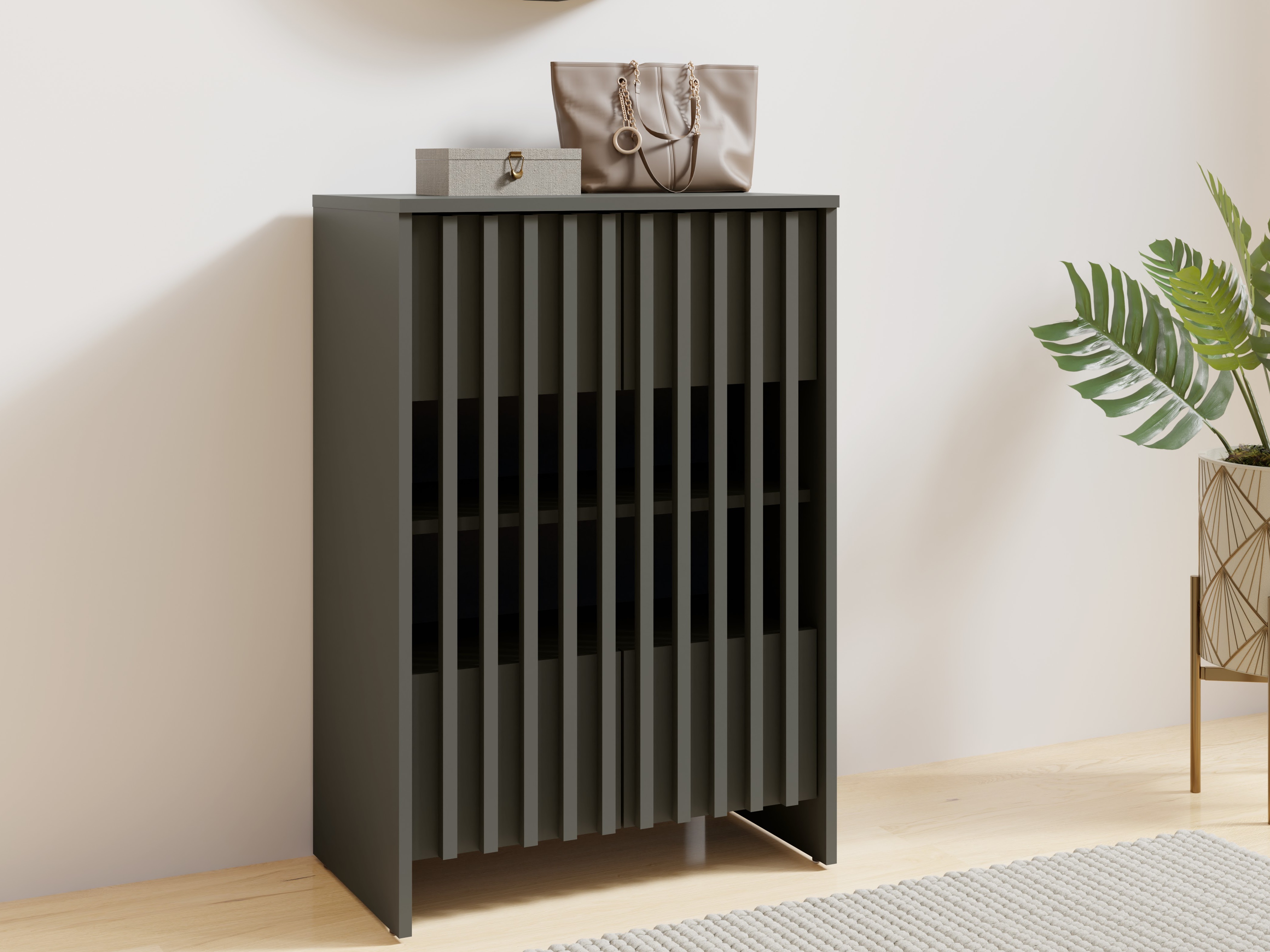 Szekrény Baytown 205 (Grafit)