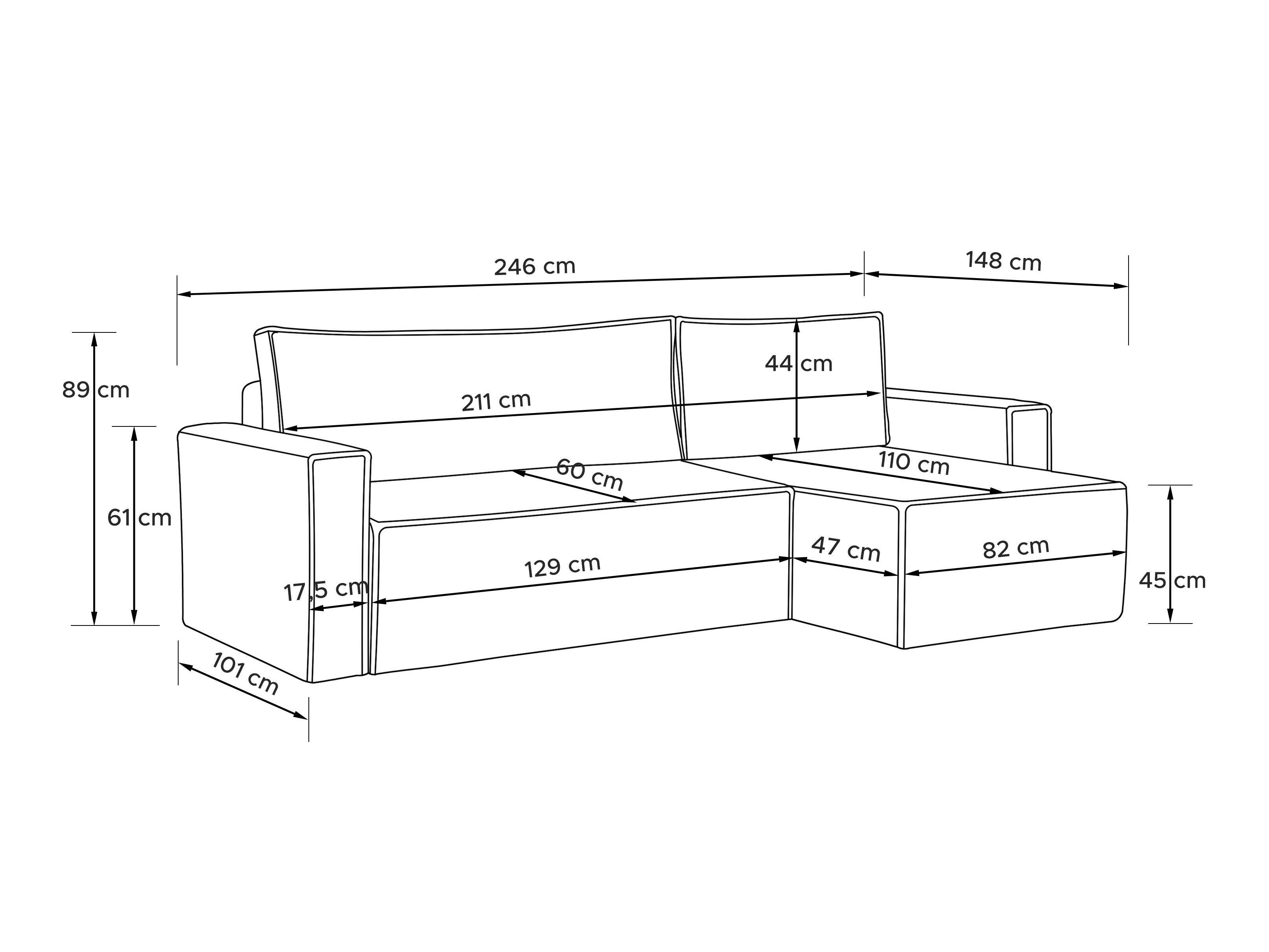 Sarokkanapé Domferi 104 (Poso 135)
