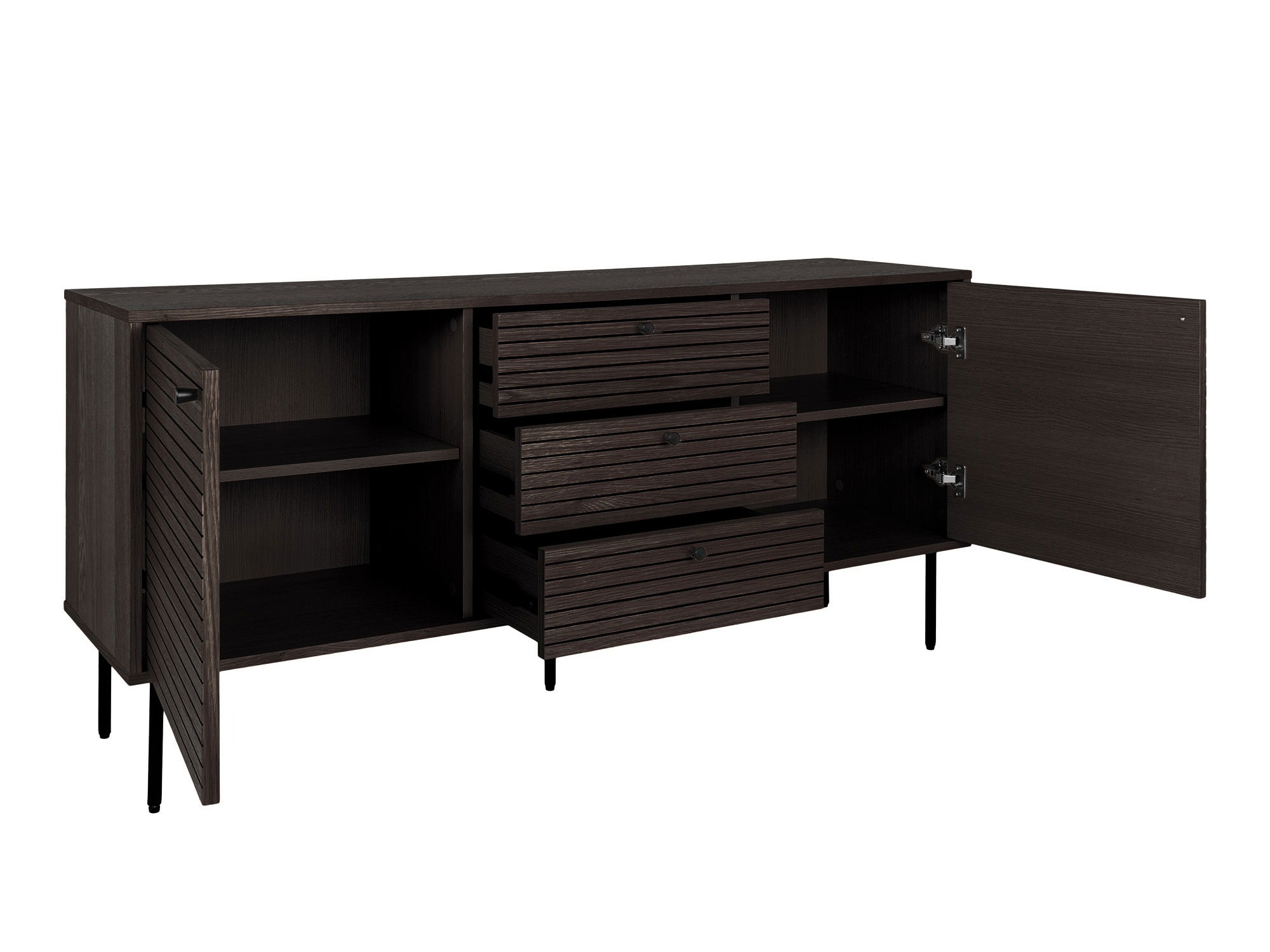 Komód Elbelme 101 (Sötét tölgy)