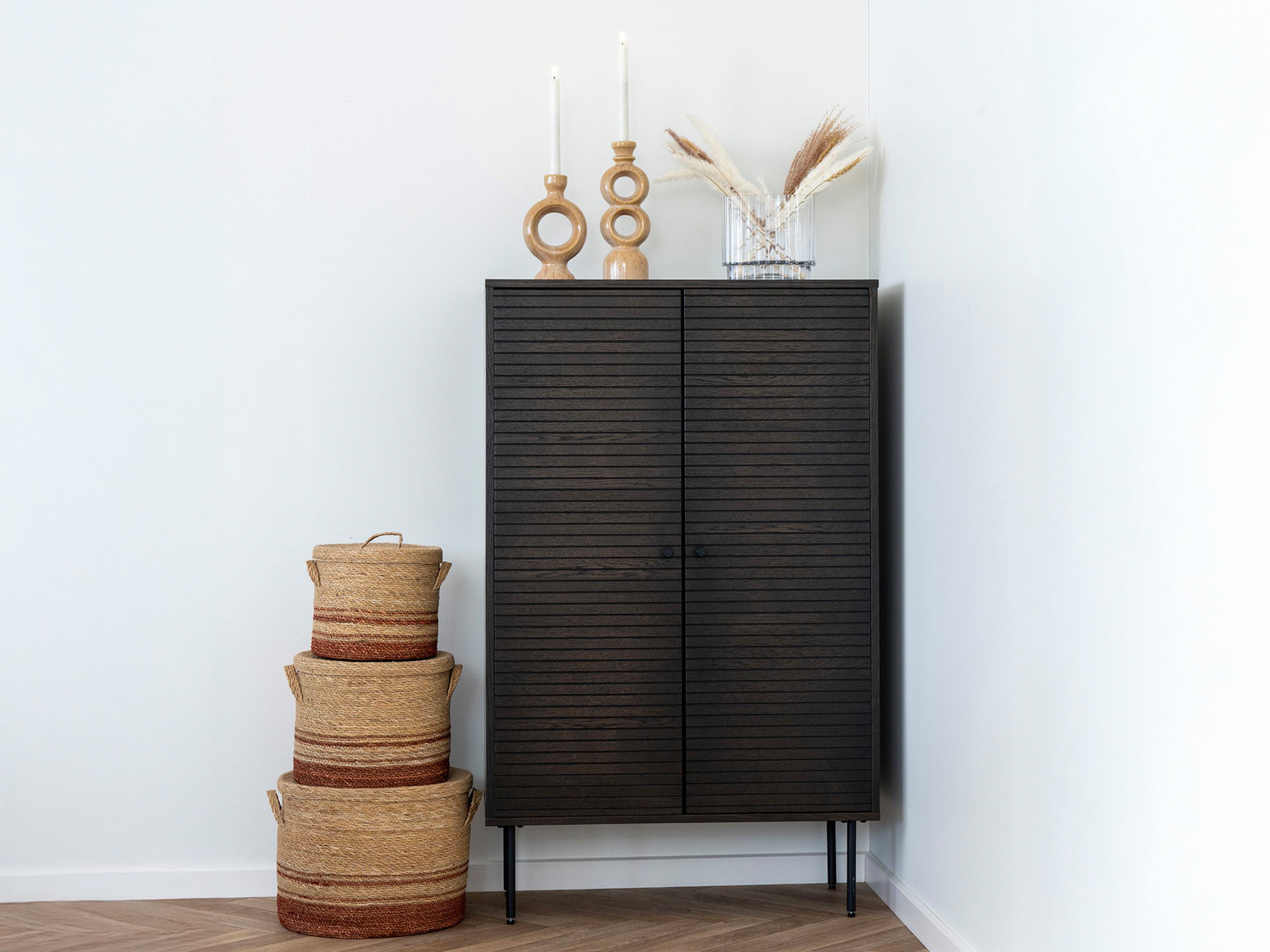 Szekrény Elbelme 106 (Sötét tölgy)