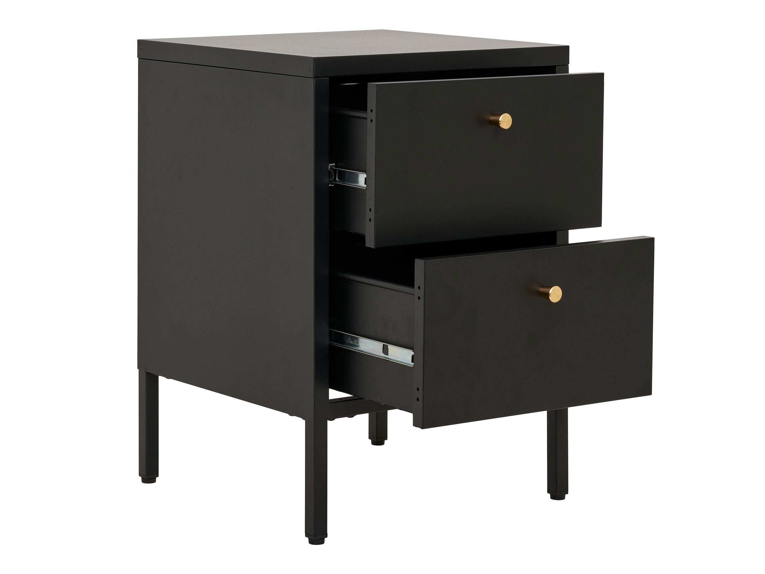 Éjjeliszekrény Lirfloi 100 (Fekete)