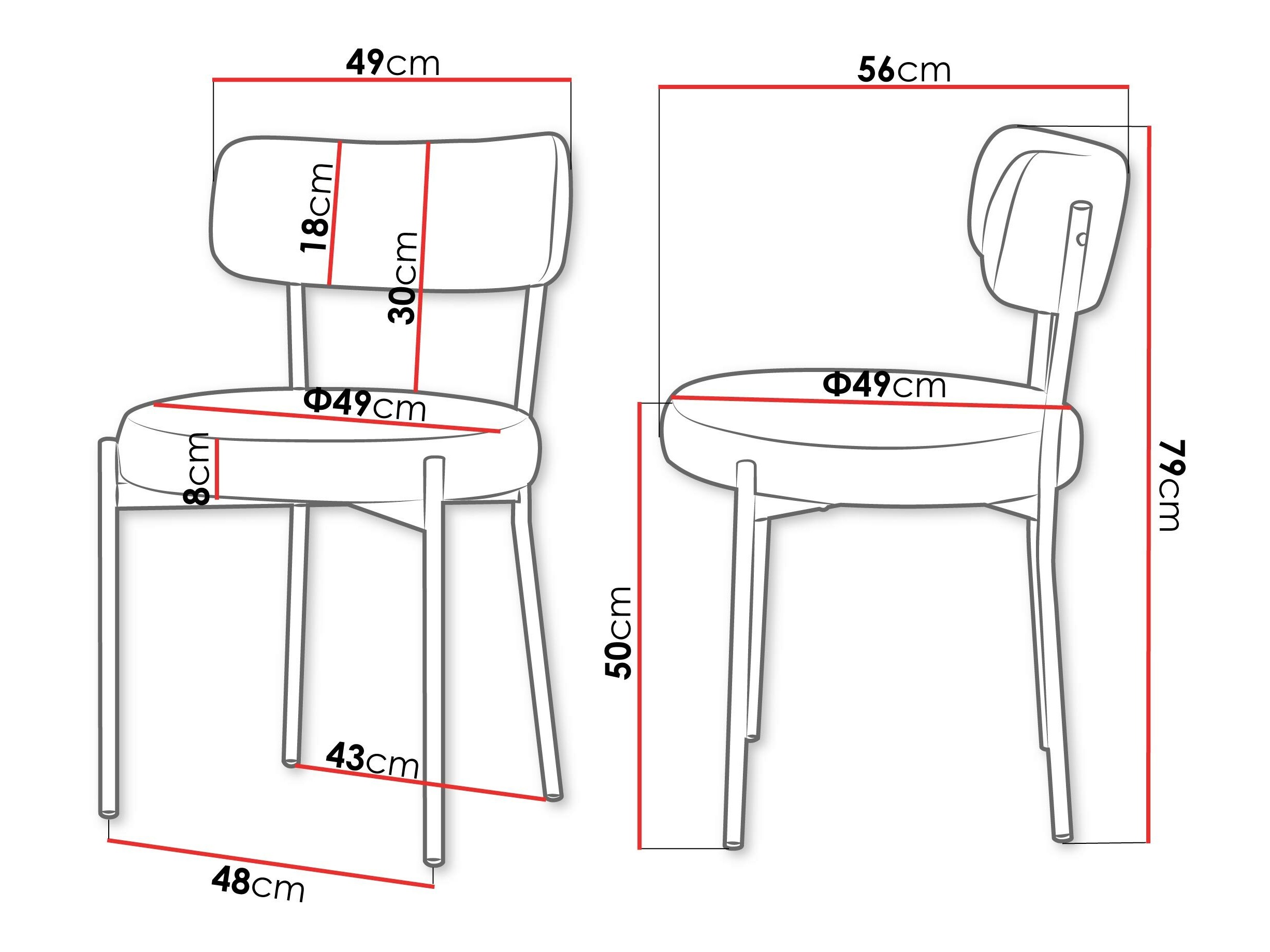 Szék Comfivo 470 (Krém)
