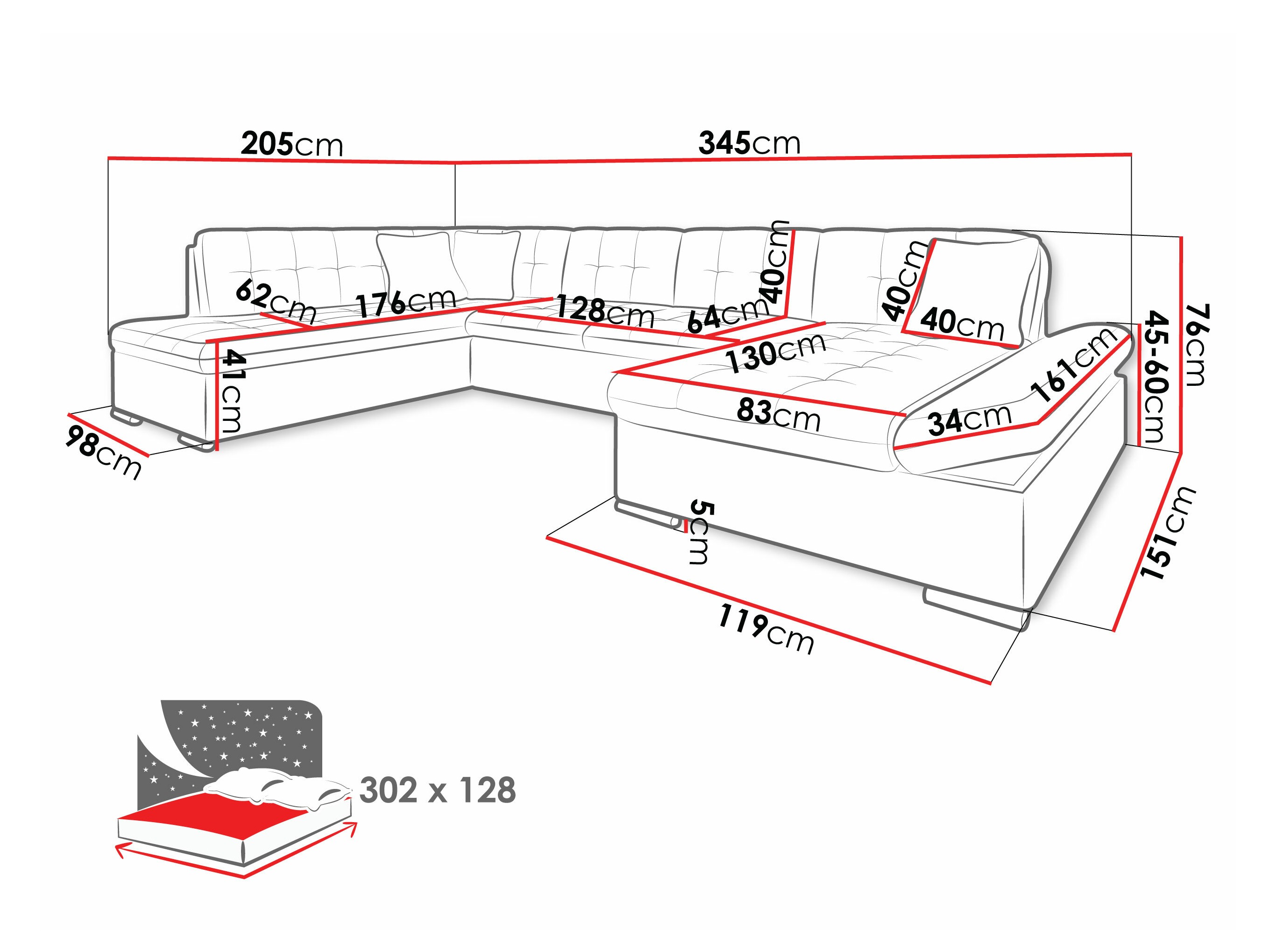 Sarokkanapé Comfivo Tilia I (Soft 017 + Kronos 22 + Kronos 02)