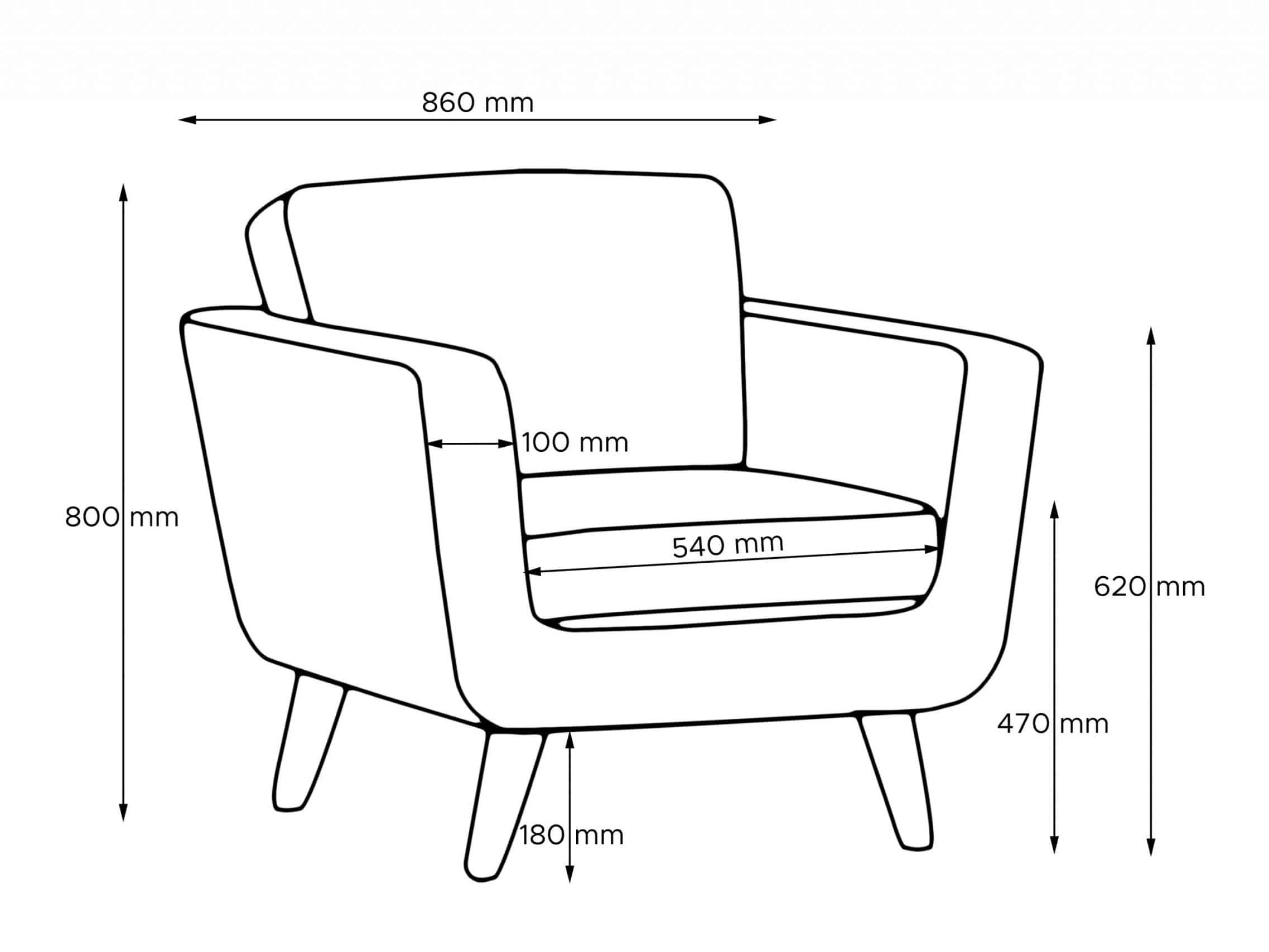 Fotel Elmcali 100 (Amore 22)