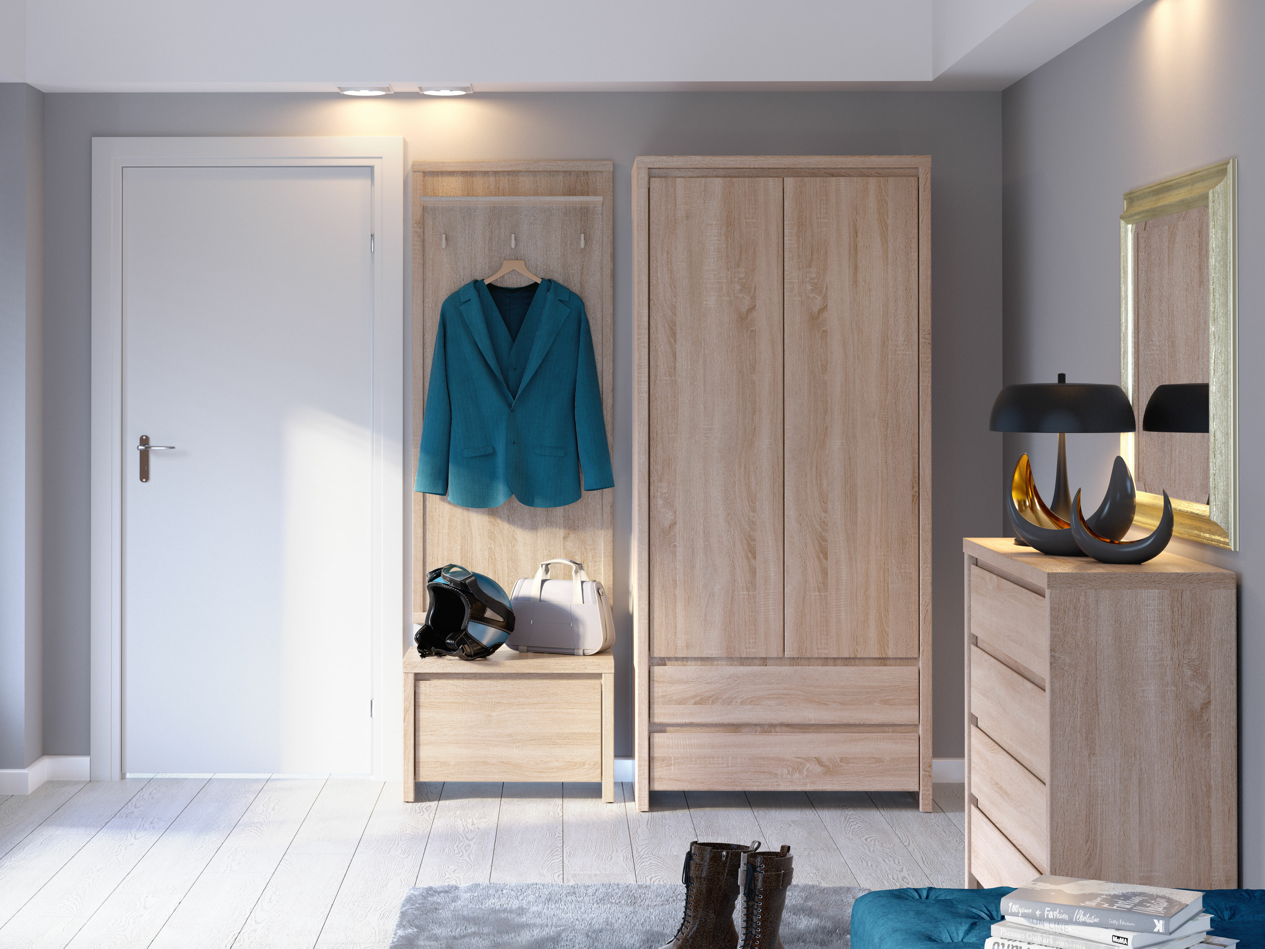 Könyvespolc Nolroma 141 (Sonoma tölgy)