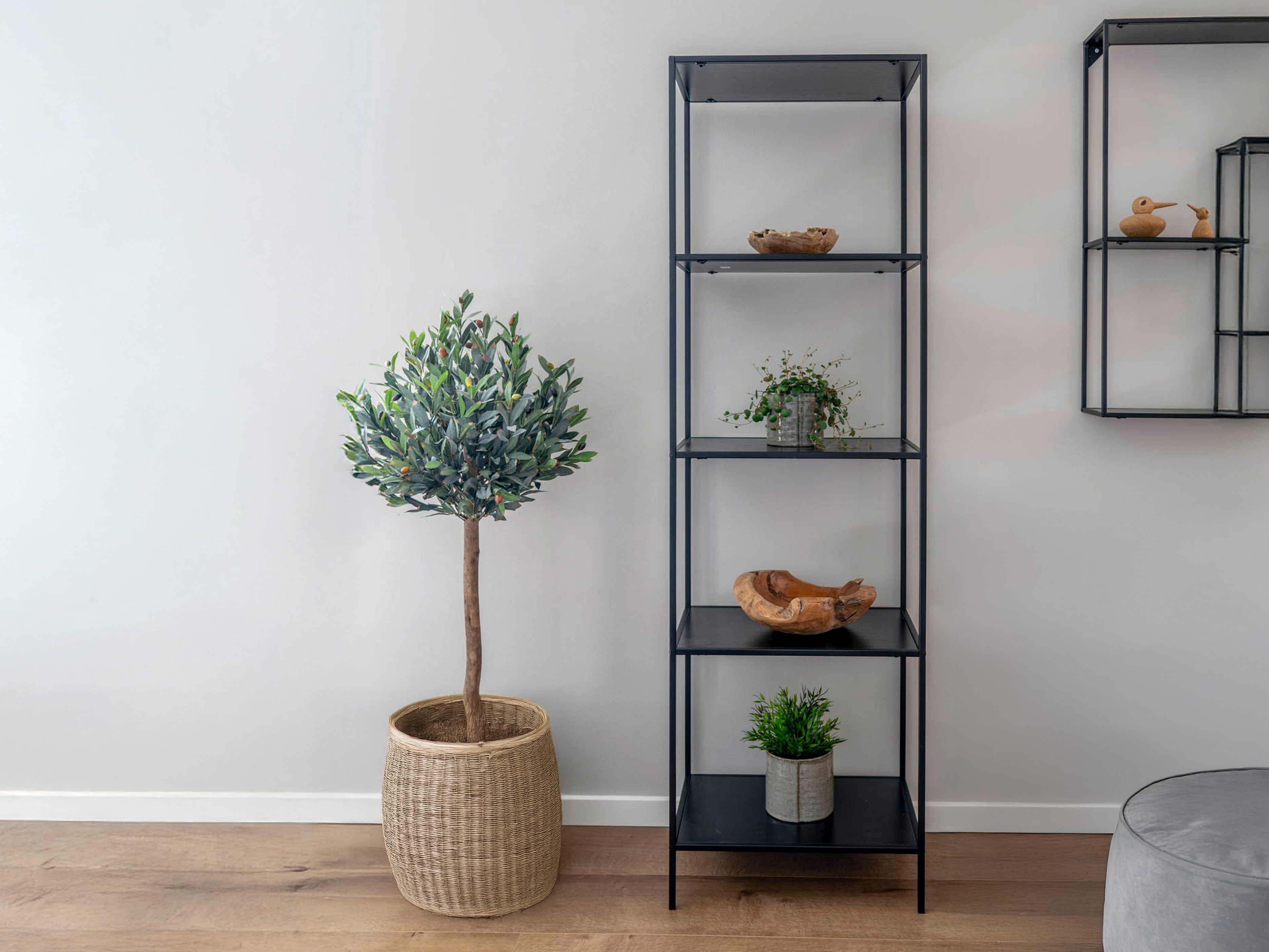 Könyvespolc Sorbeni 106 (Fekete)