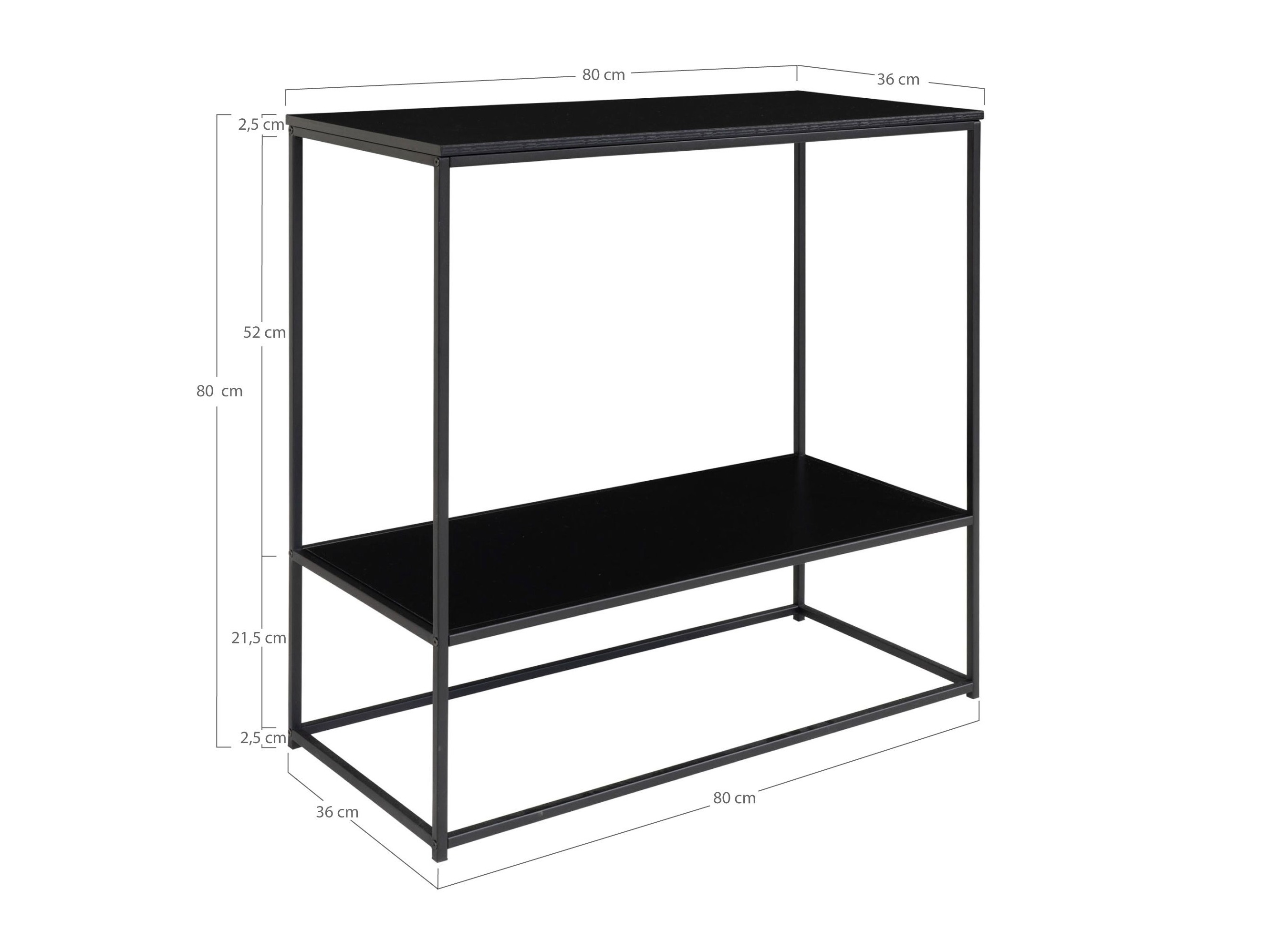 Konzolasztal Sorbeni 110 (Fekete)